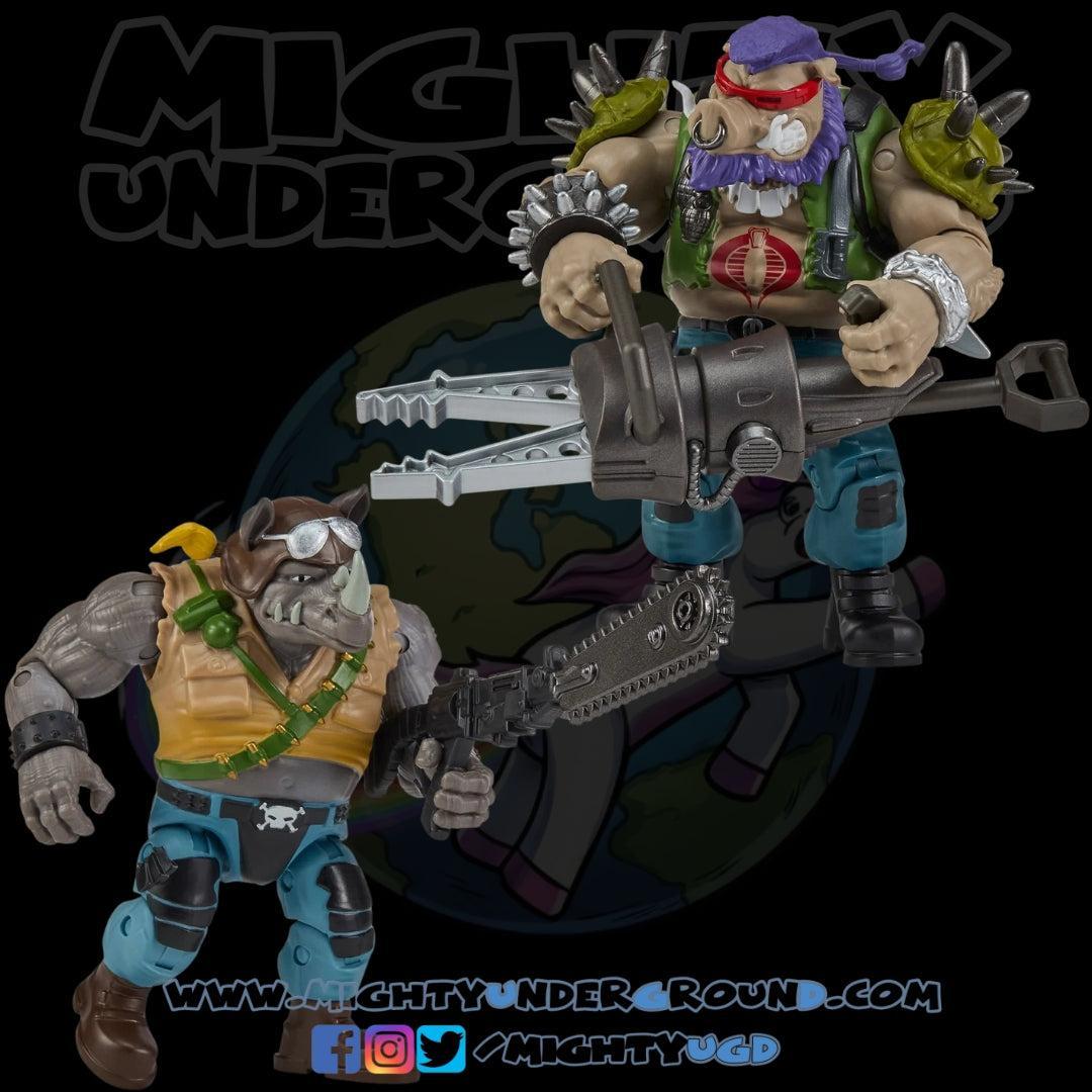 Teenage Mutant Ninja Turtles x G.I. Joe Bebop x Ripper & Rocksteady x Buzzer - 2er-Bundle