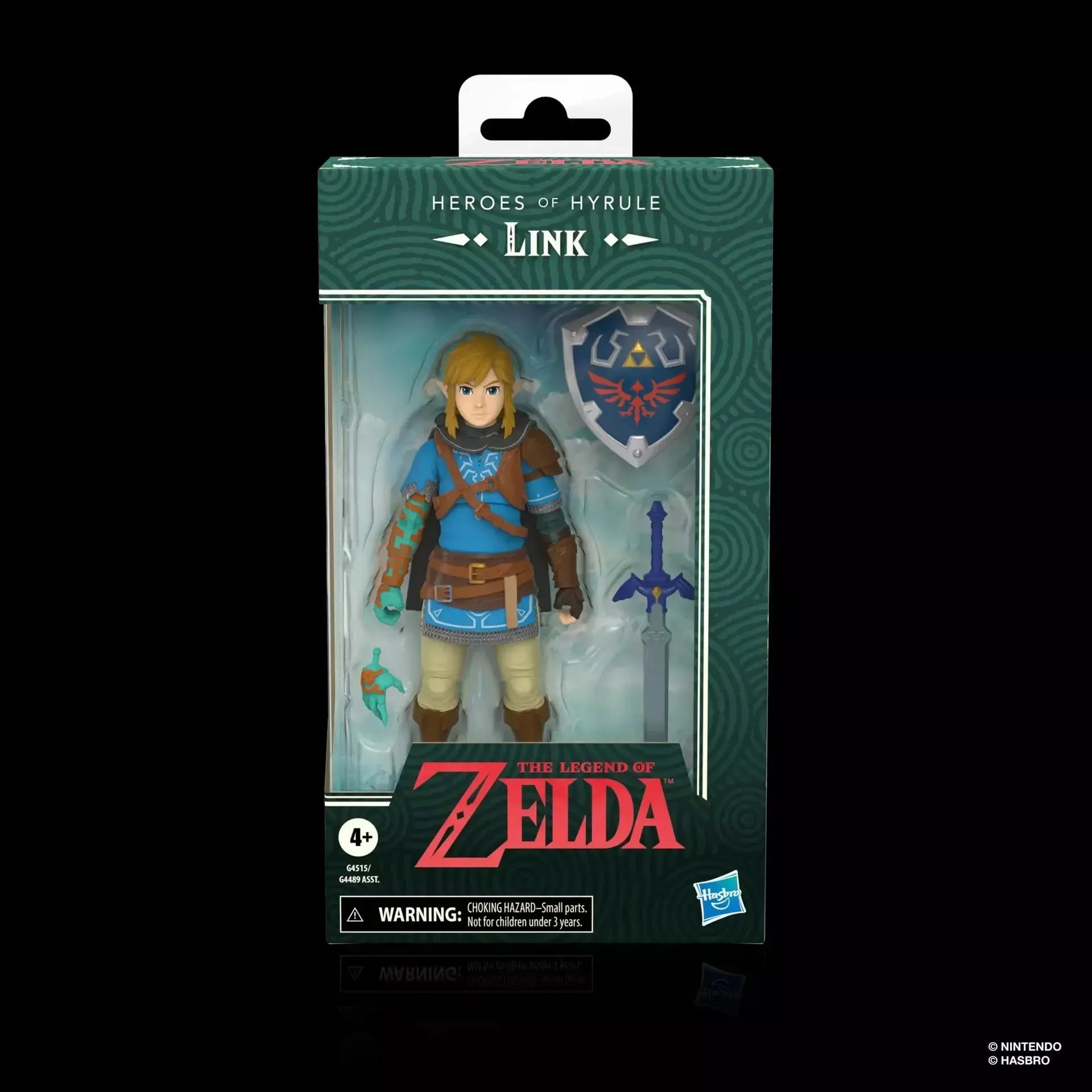 Legend Of Zelda Heroes Of Hyrule: Link-Actionfiguren-Hasbro-Mighty Underground