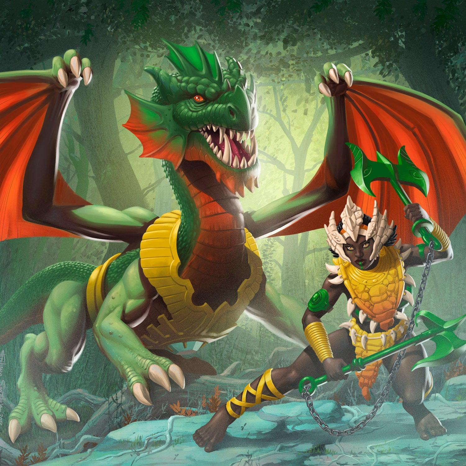 Legends of Dragonore: Scorchwing-Actionfiguren-Formo Toys-Mighty Underground