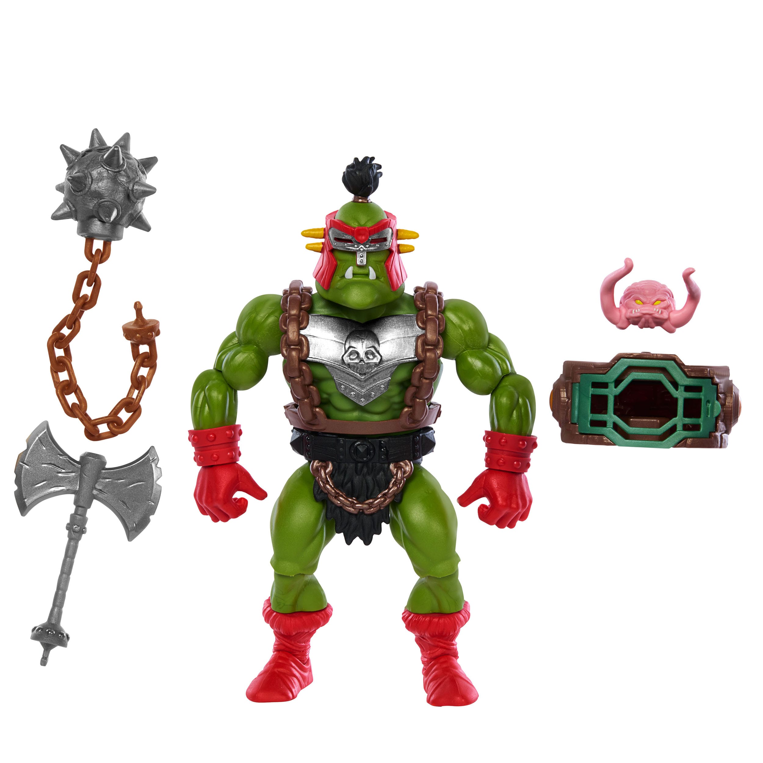 MOTU x TMNT Turtles of Grayskull: Krang-Actionfiguren-Mattel-Mighty Underground