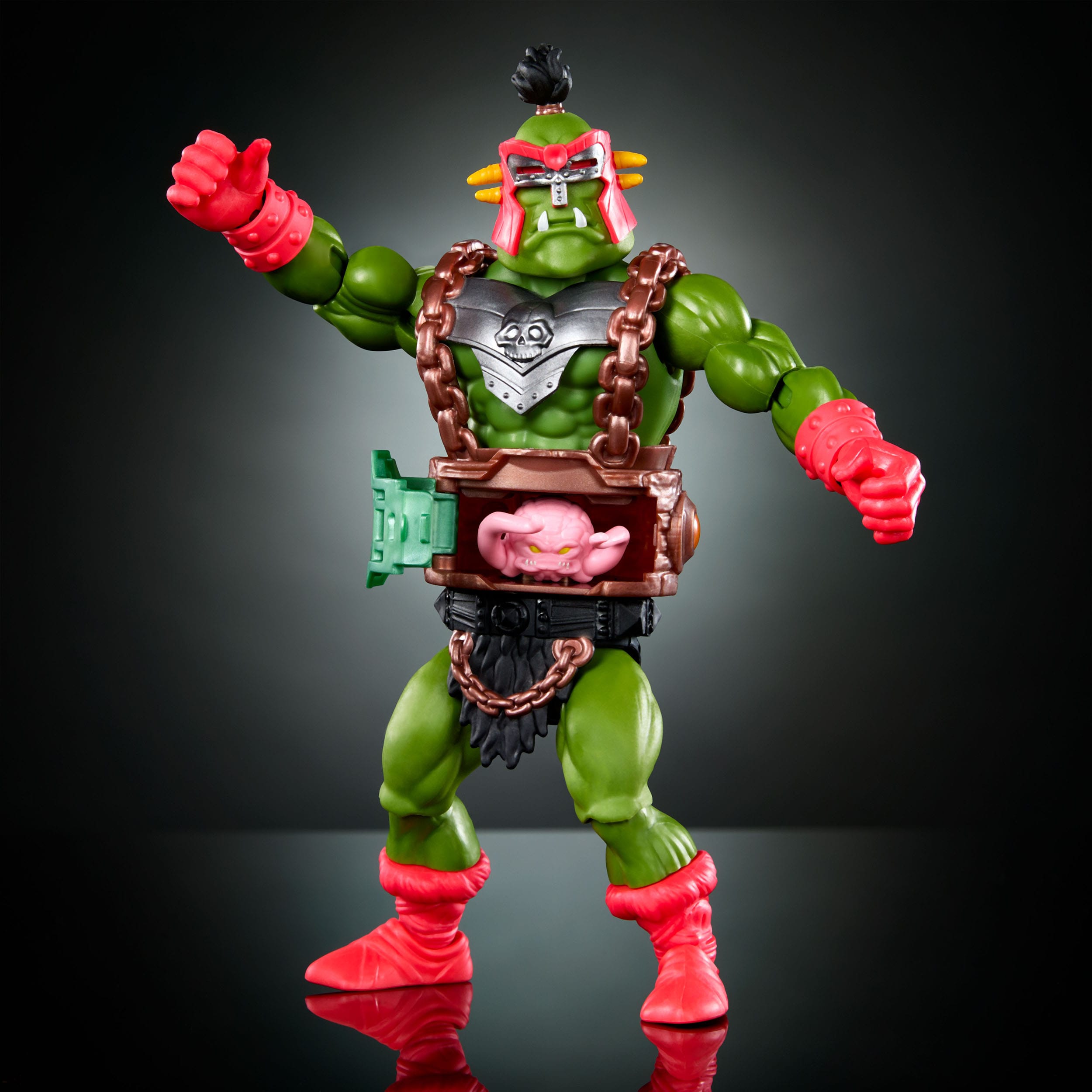 MOTU x TMNT Turtles of Grayskull: Krang-Actionfiguren-Mattel-Mighty Underground