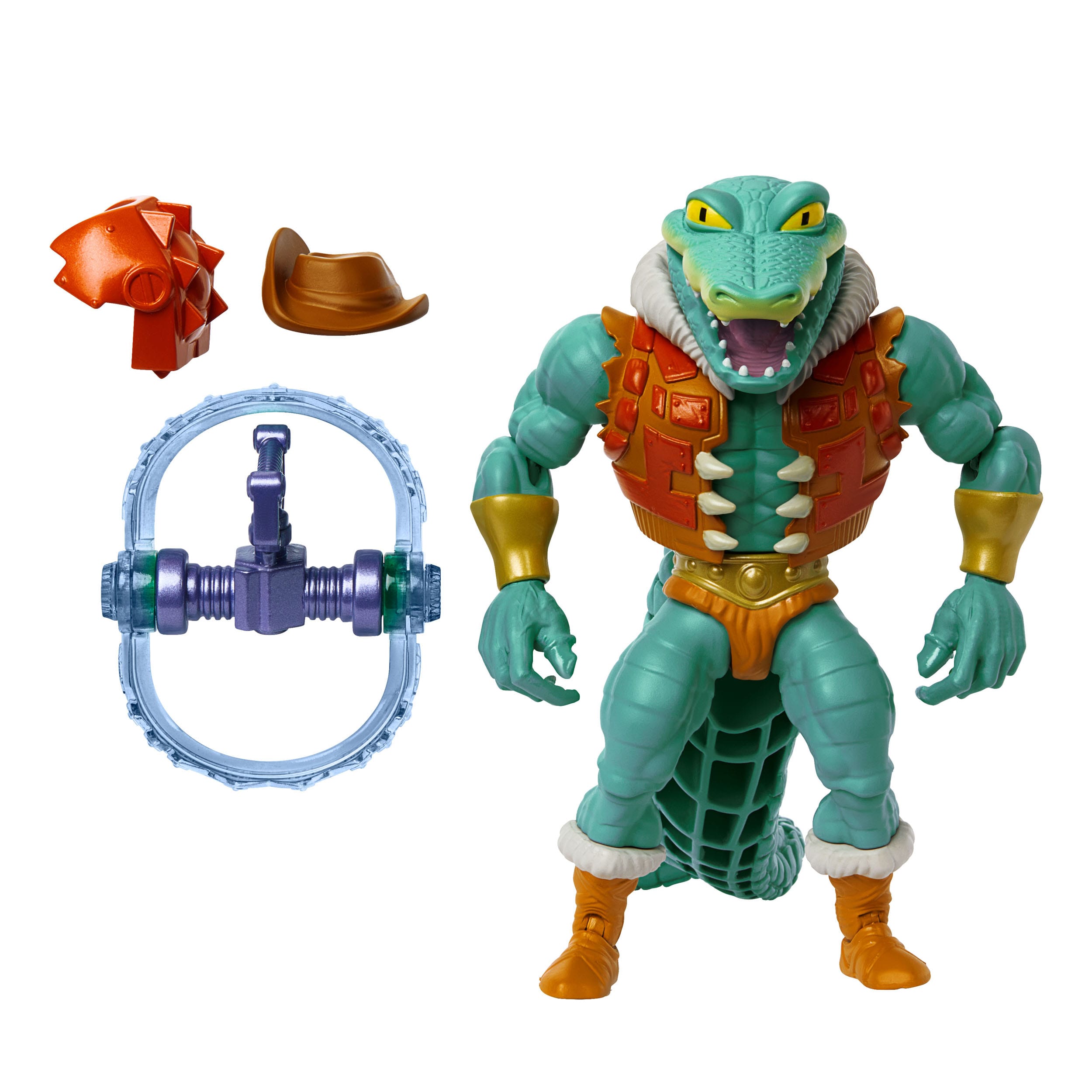MOTU x TMNT Turtles of Grayskull: Leatherhead-Actionfiguren-Mattel-Mighty Underground