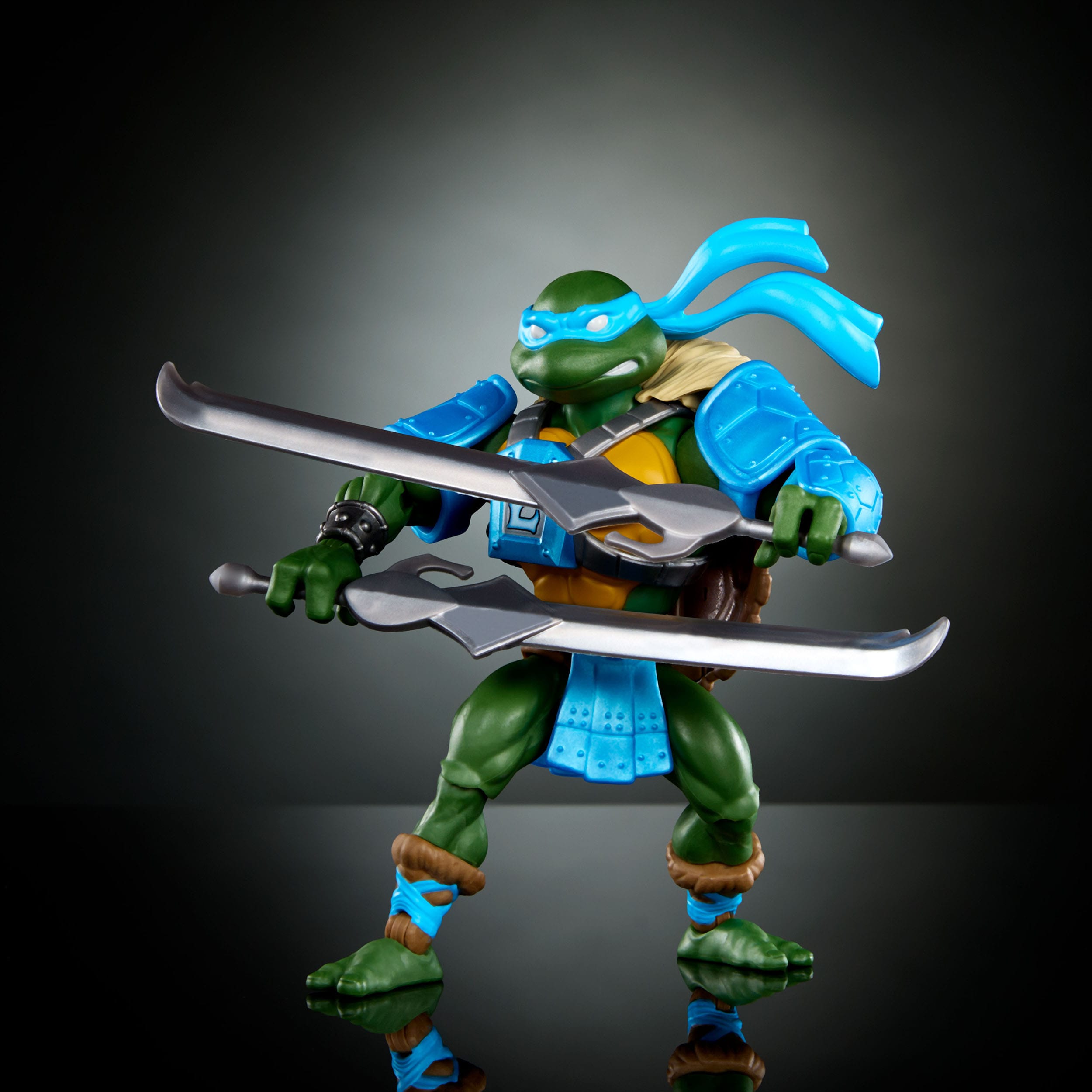 MOTU x TMNT Turtles of Grayskull: Leonardo (US-Karte)-Actionfiguren-Mattel-Mighty Underground