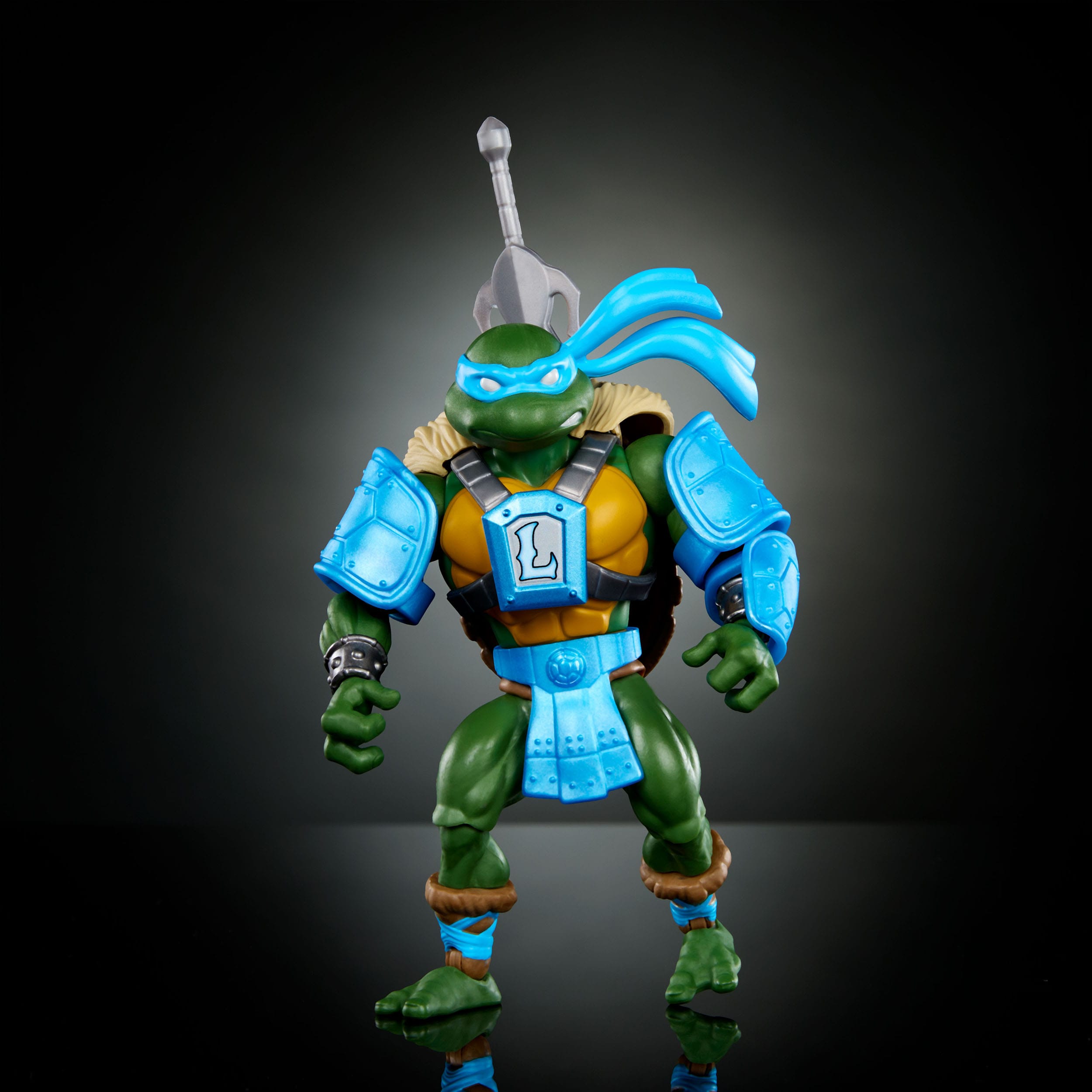 MOTU x TMNT Turtles of Grayskull: Leonardo (US-Karte)-Actionfiguren-Mattel-Mighty Underground