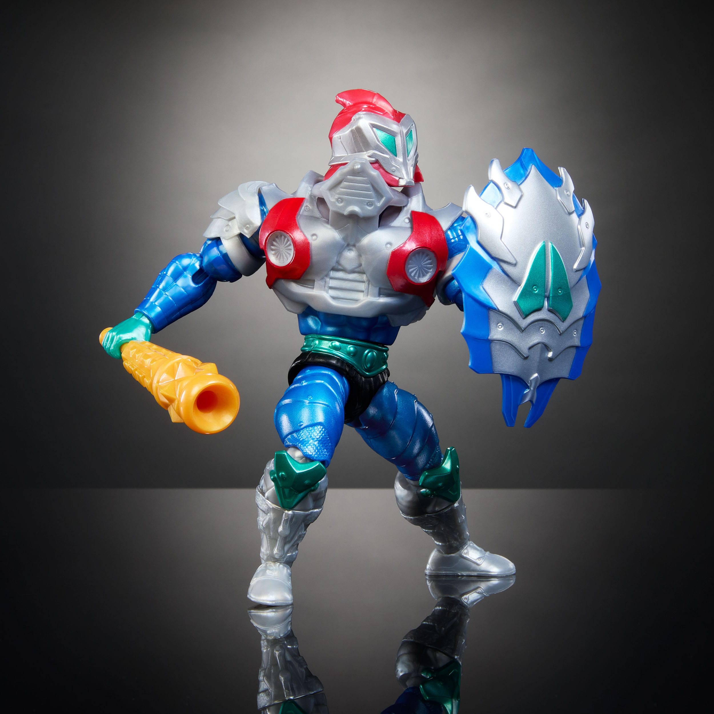 MOTU x TMNT Turtles of Grayskull: Mekaneck (US-Karte)-Actionfiguren-Mattel-Mighty Underground