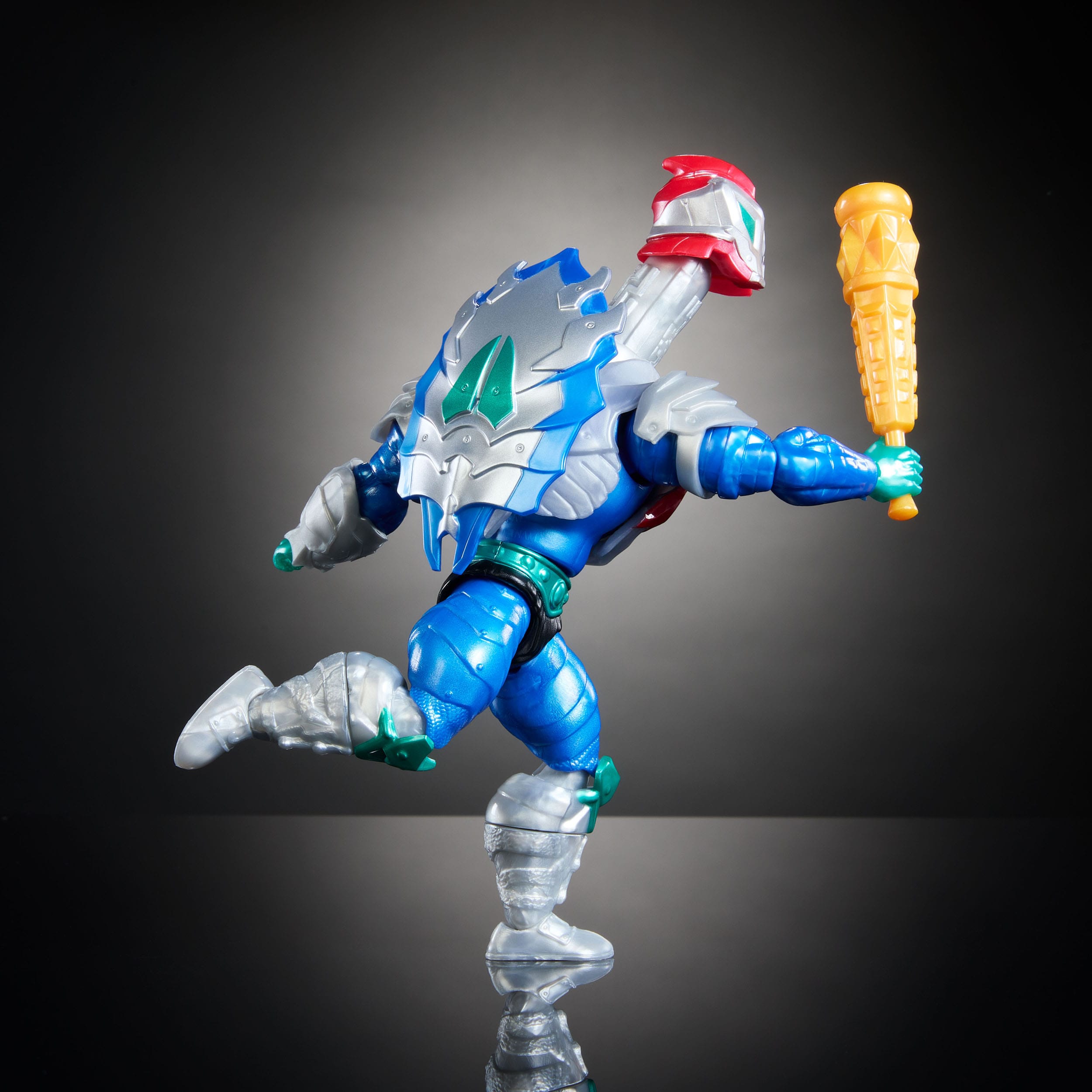 MOTU x TMNT Turtles of Grayskull: Mekaneck (US-Karte)-Actionfiguren-Mattel-Mighty Underground