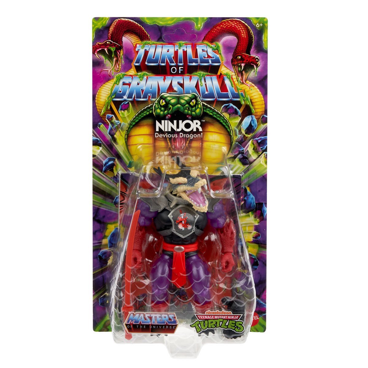 MOTU x TMNT Turtles of Grayskull: Mutated Ninjor (US-Karte)-Actionfiguren-Mattel-Mighty Underground