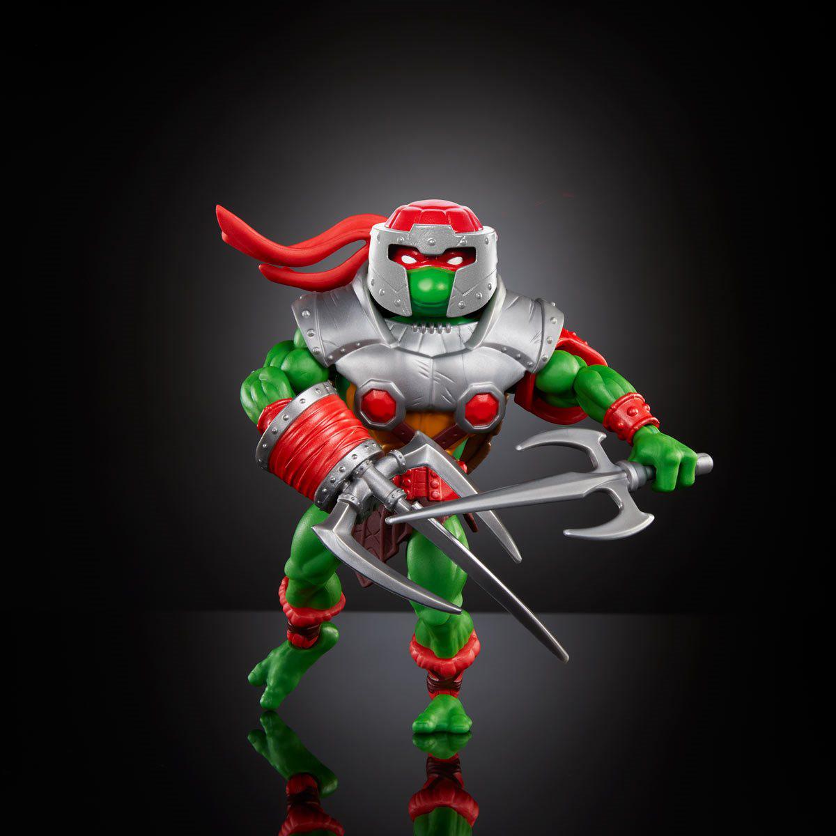 MOTU x TMNT Turtles of Grayskull: Raphael (US-Karte)-Actionfiguren-Mattel-Mighty Underground