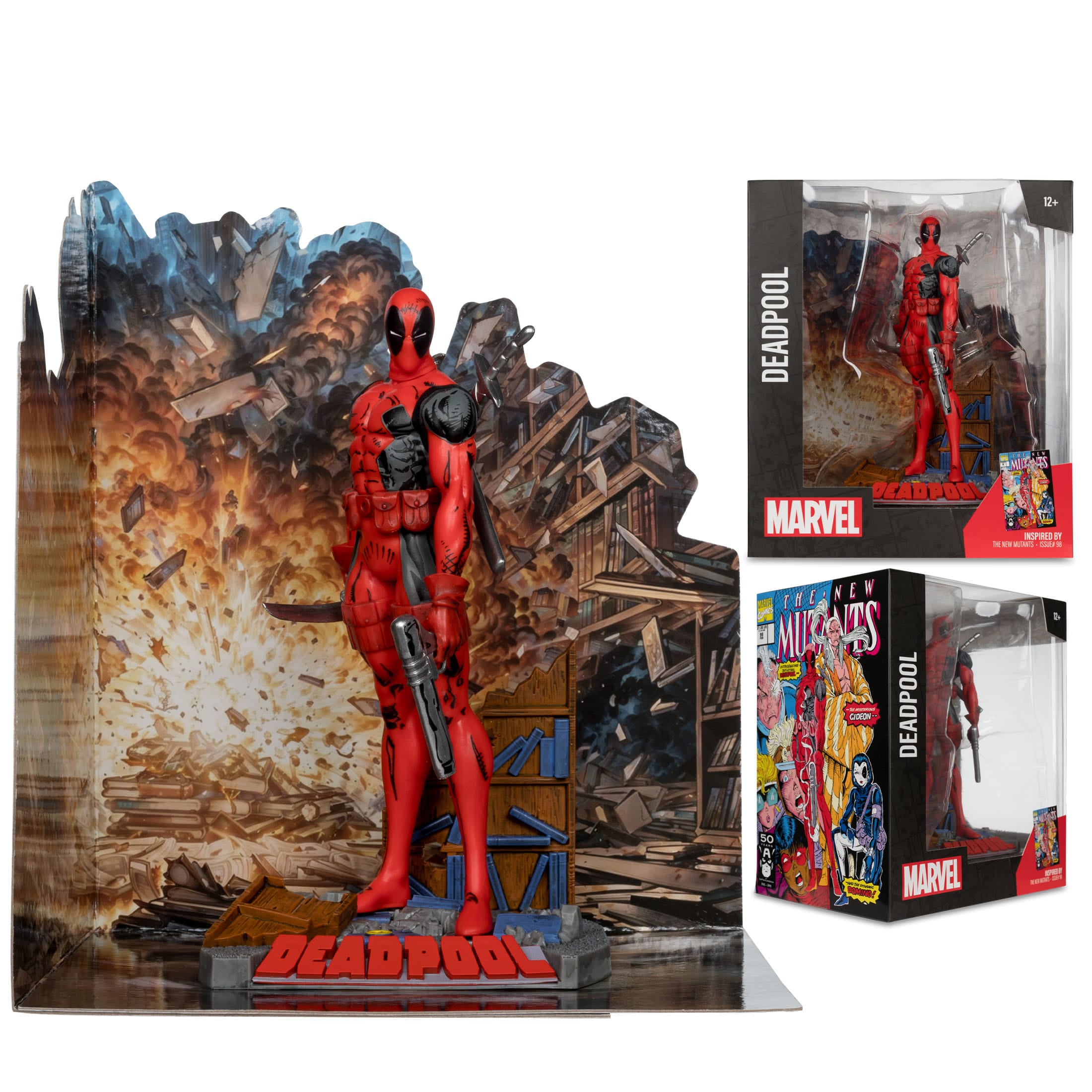 Marvel Collection: Deadpool (The New Mutants #98) - 1:10 Statue-Statue-McFarlane Toys-Mighty Underground