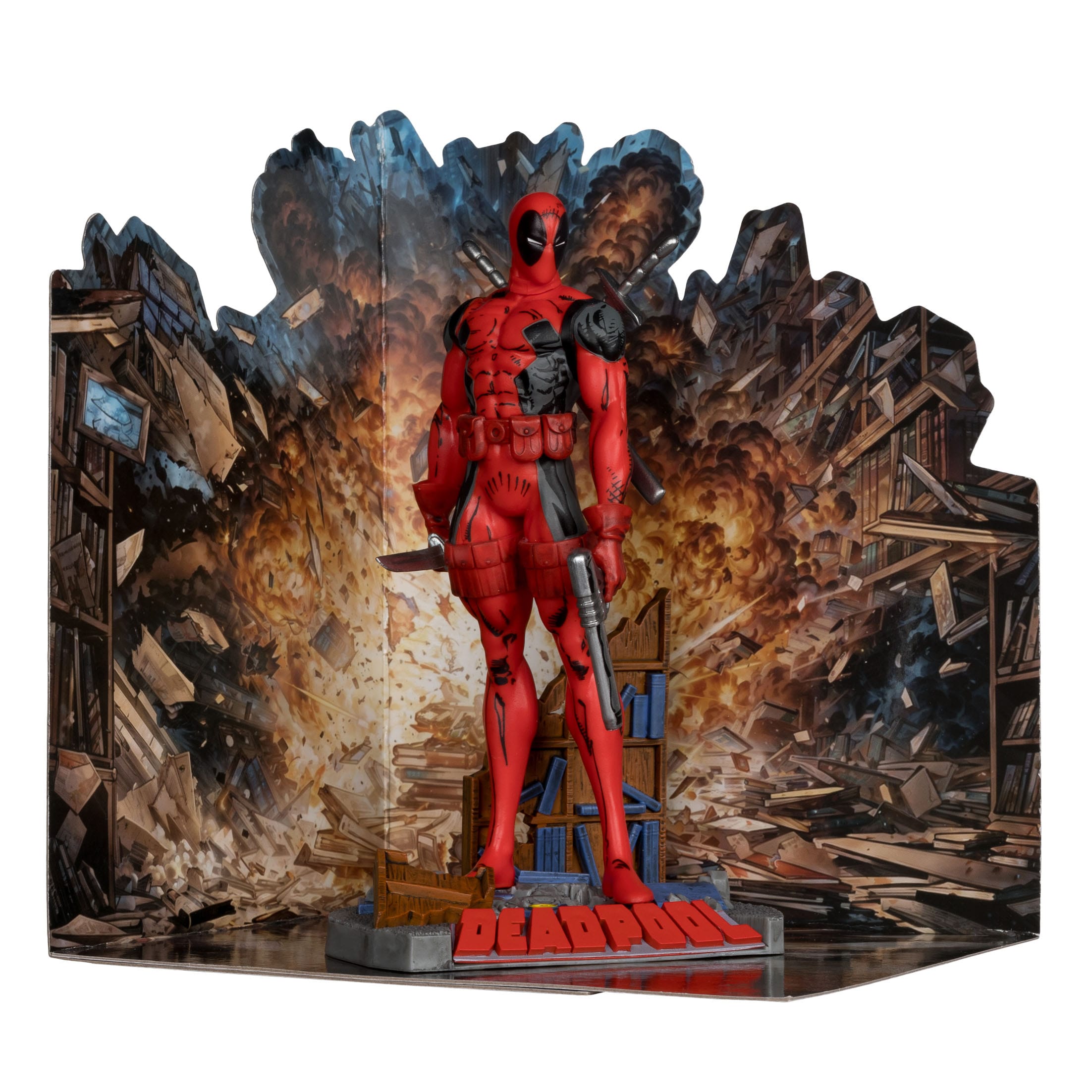 Marvel Collection: Deadpool (The New Mutants #98) - 1:10 Statue-Statue-McFarlane Toys-Mighty Underground