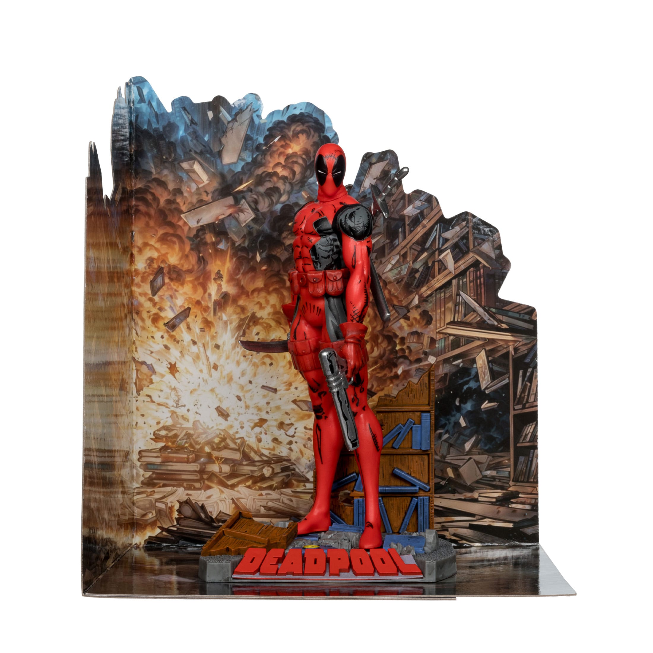 Marvel Collection: Deadpool (The New Mutants #98) - 1:10 Statue-Statue-McFarlane Toys-Mighty Underground