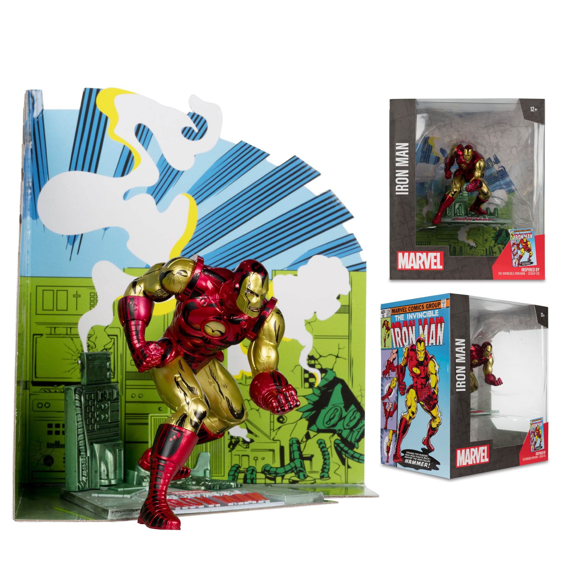 Marvel Collection: Iron Man (The Invincible Iron Man #126) - 1:10 Statue-Statue-McFarlane Toys-Mighty Underground