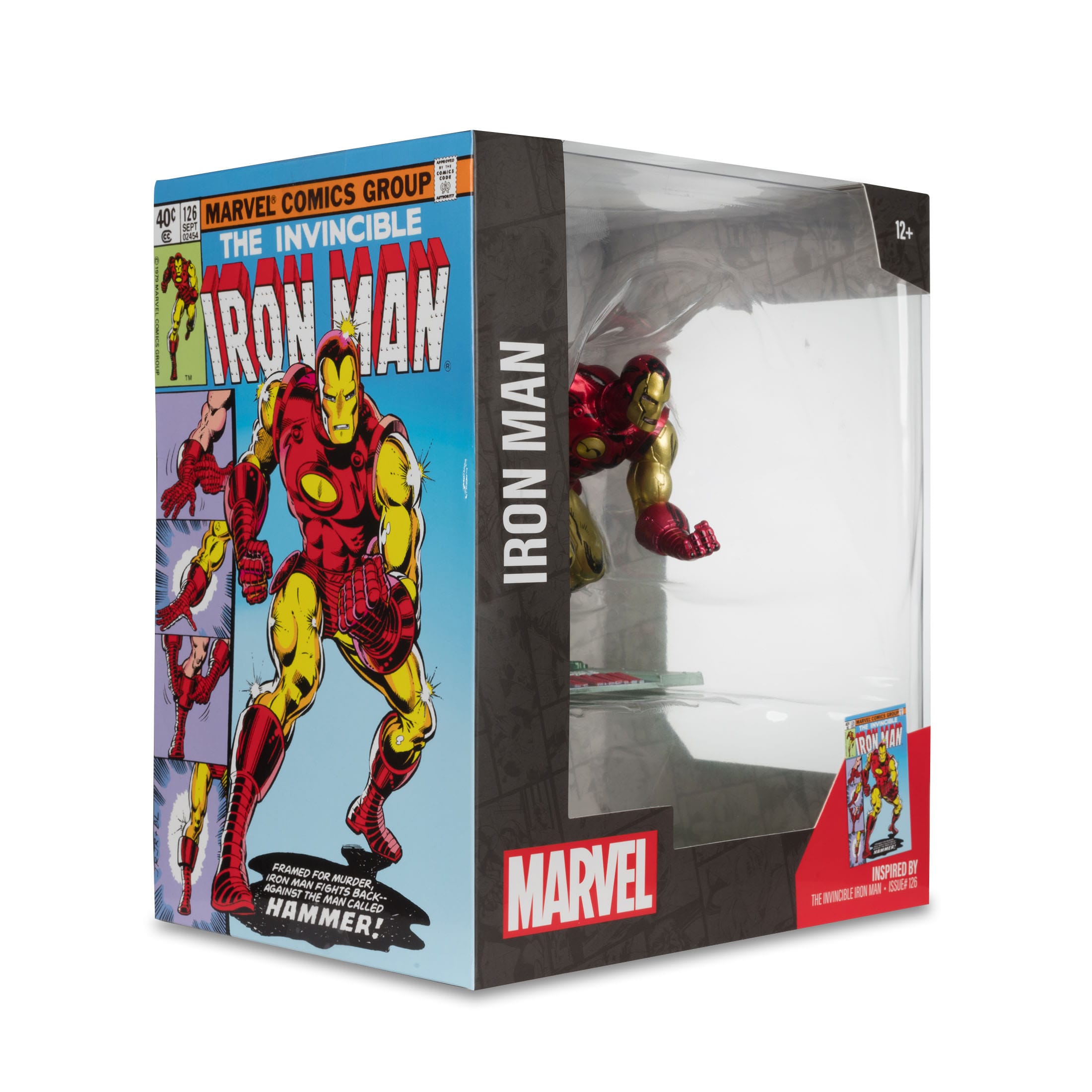 Marvel Collection: Iron Man (The Invincible Iron Man #126) - 1:10 Statue-Statue-McFarlane Toys-Mighty Underground