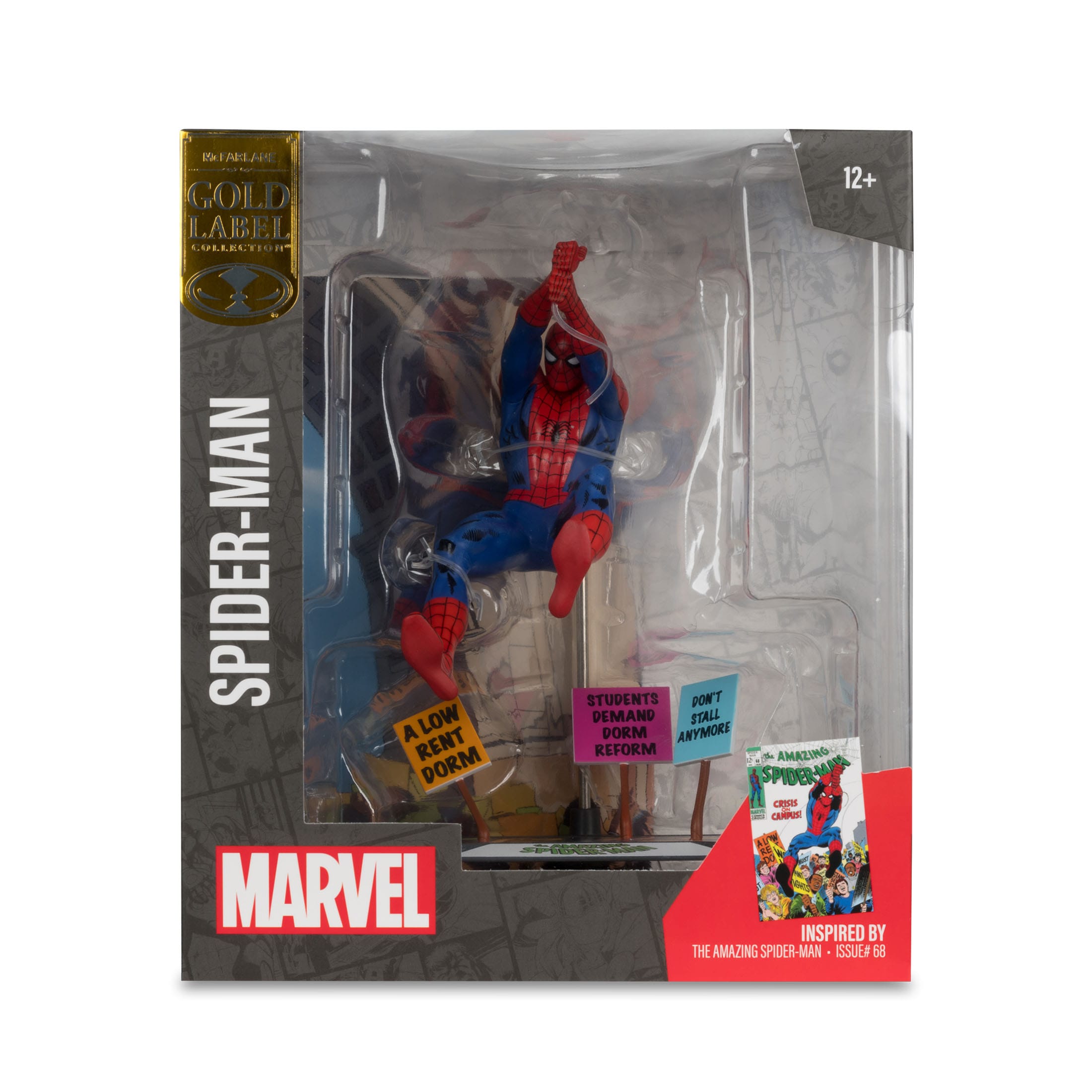 Marvel Collection: Spider-Man & Scene (The Amazing Spider-Man #68) - 1:10 Statue-Statue-McFarlane Toys-Mighty Underground