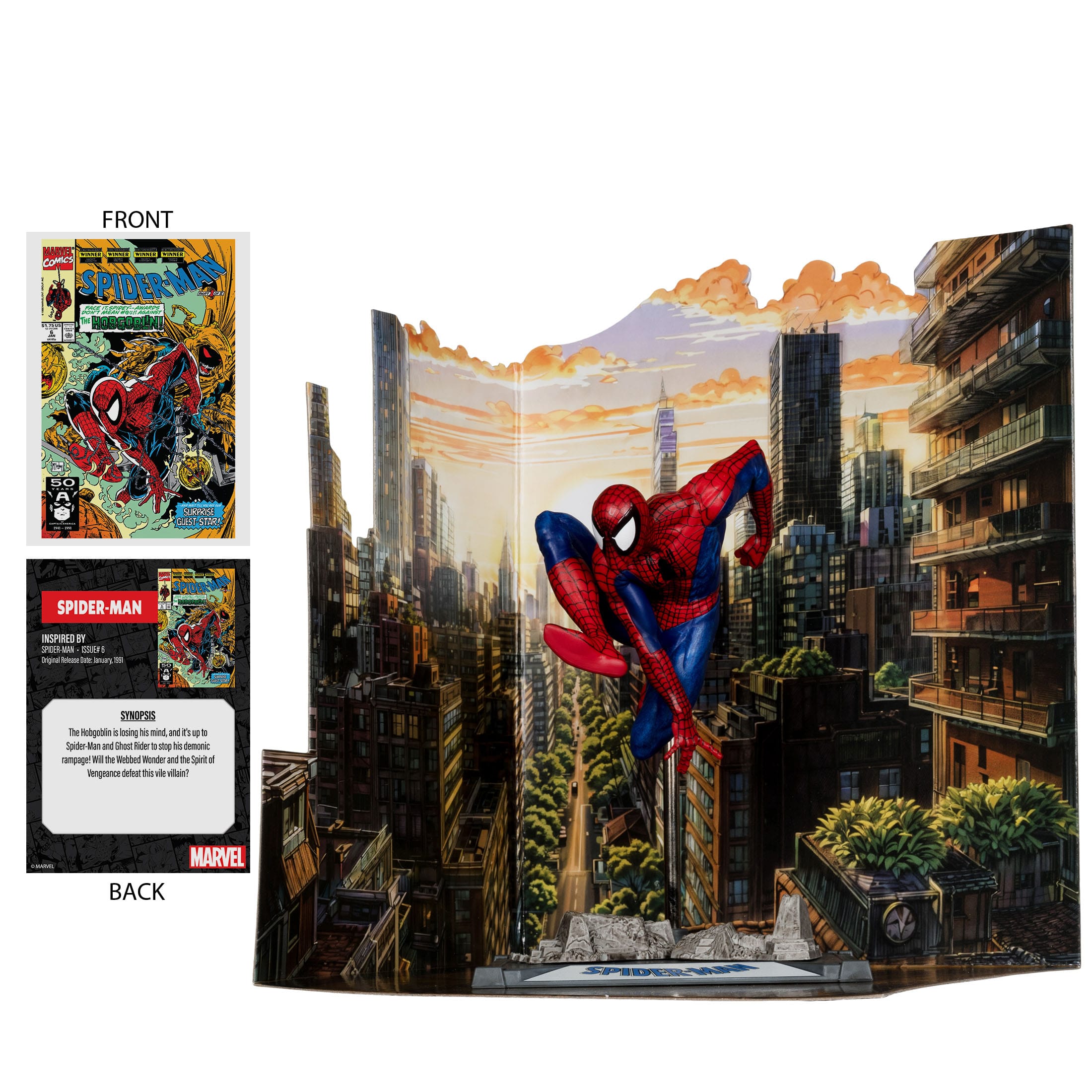 Marvel Collection: Spider-Man (Spider-Man #6) - 1:10 Statue-Statue-McFarlane Toys-Mighty Underground