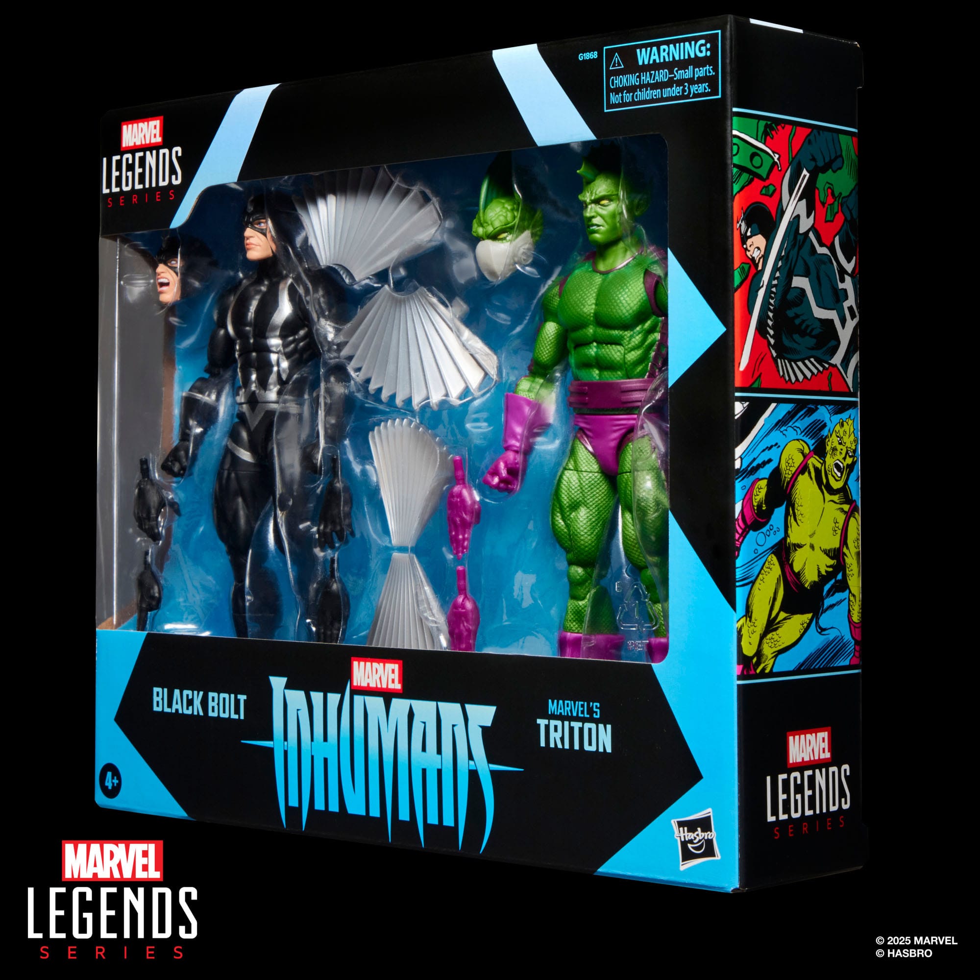 Marvel Legends: Black Bolt & Marvel's Triton (Inhumans)-Actionfiguren-Hasbro-Mighty Underground