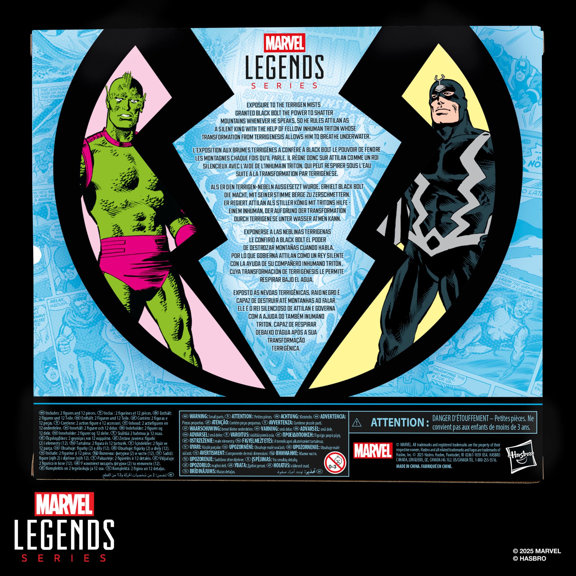 Marvel Legends: Black Bolt & Marvel's Triton (Inhumans)-Actionfiguren-Hasbro-Mighty Underground