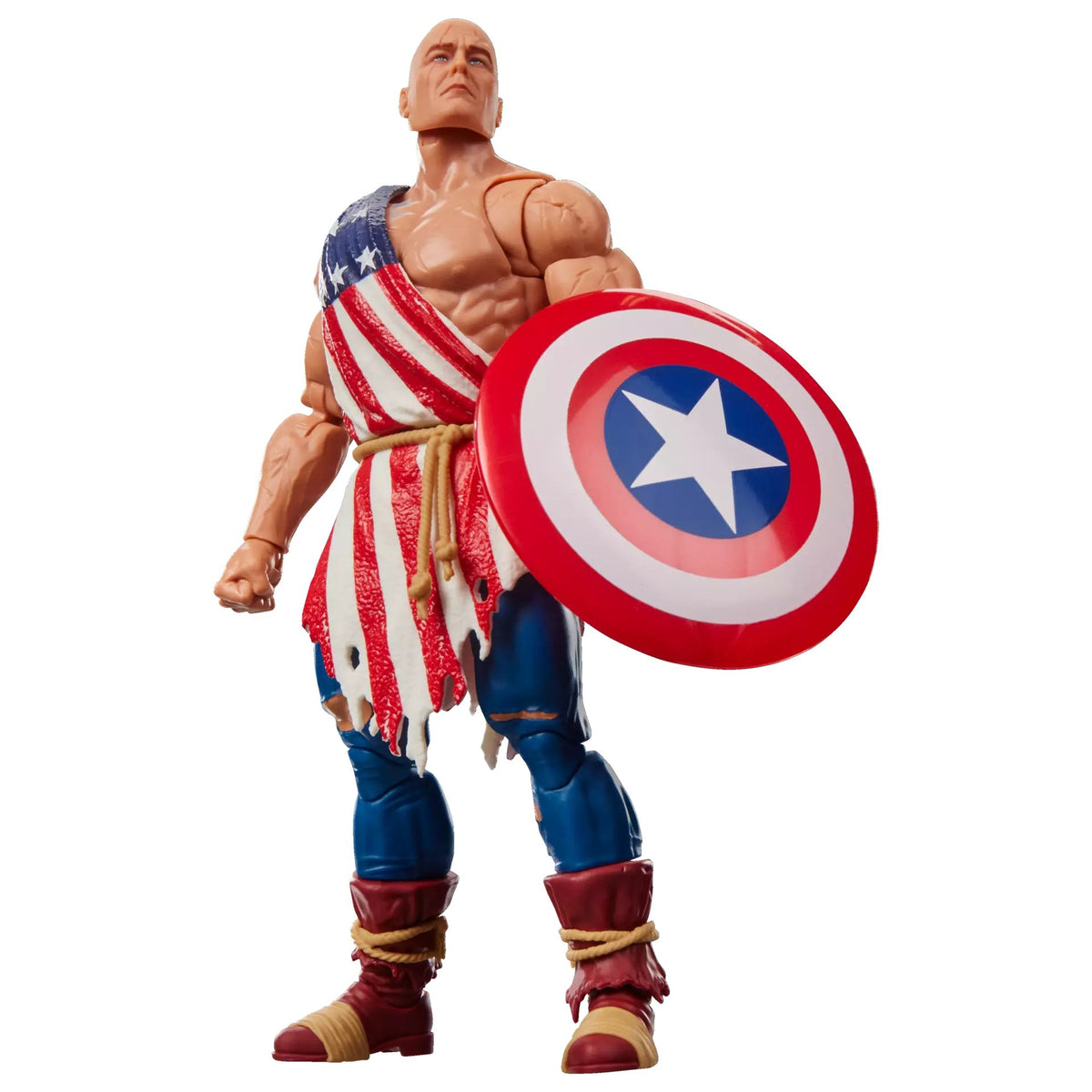 Marvel Legends: Captain America Earth X Action (Mini Comics)-Actionfiguren-Hasbro-Mighty Underground