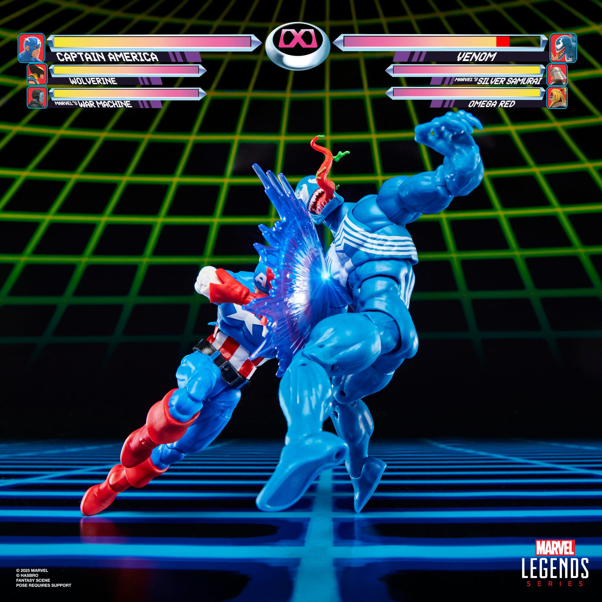 Marvel Legends: Captain America vs. Venom (Gamerverse)-Actionfiguren-Hasbro-Mighty Underground