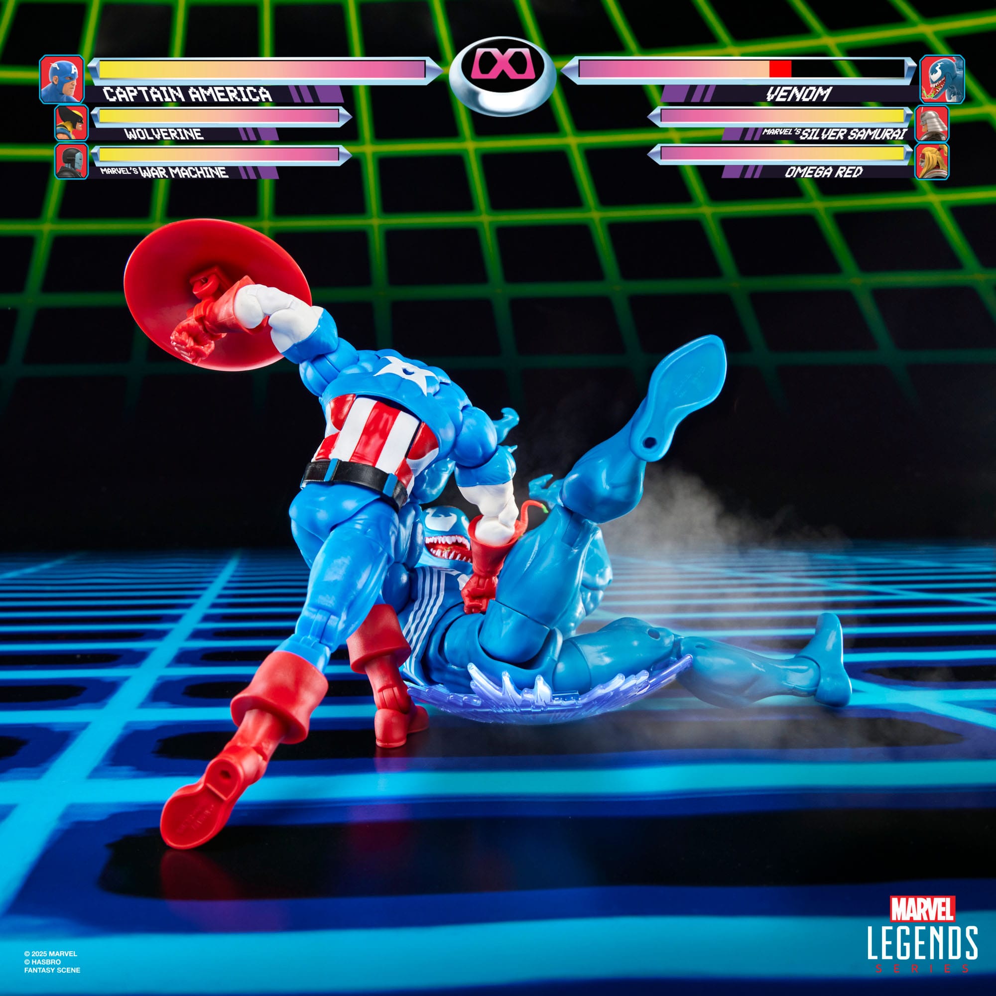 Marvel Legends: Captain America vs. Venom (Gamerverse)-Actionfiguren-Hasbro-Mighty Underground