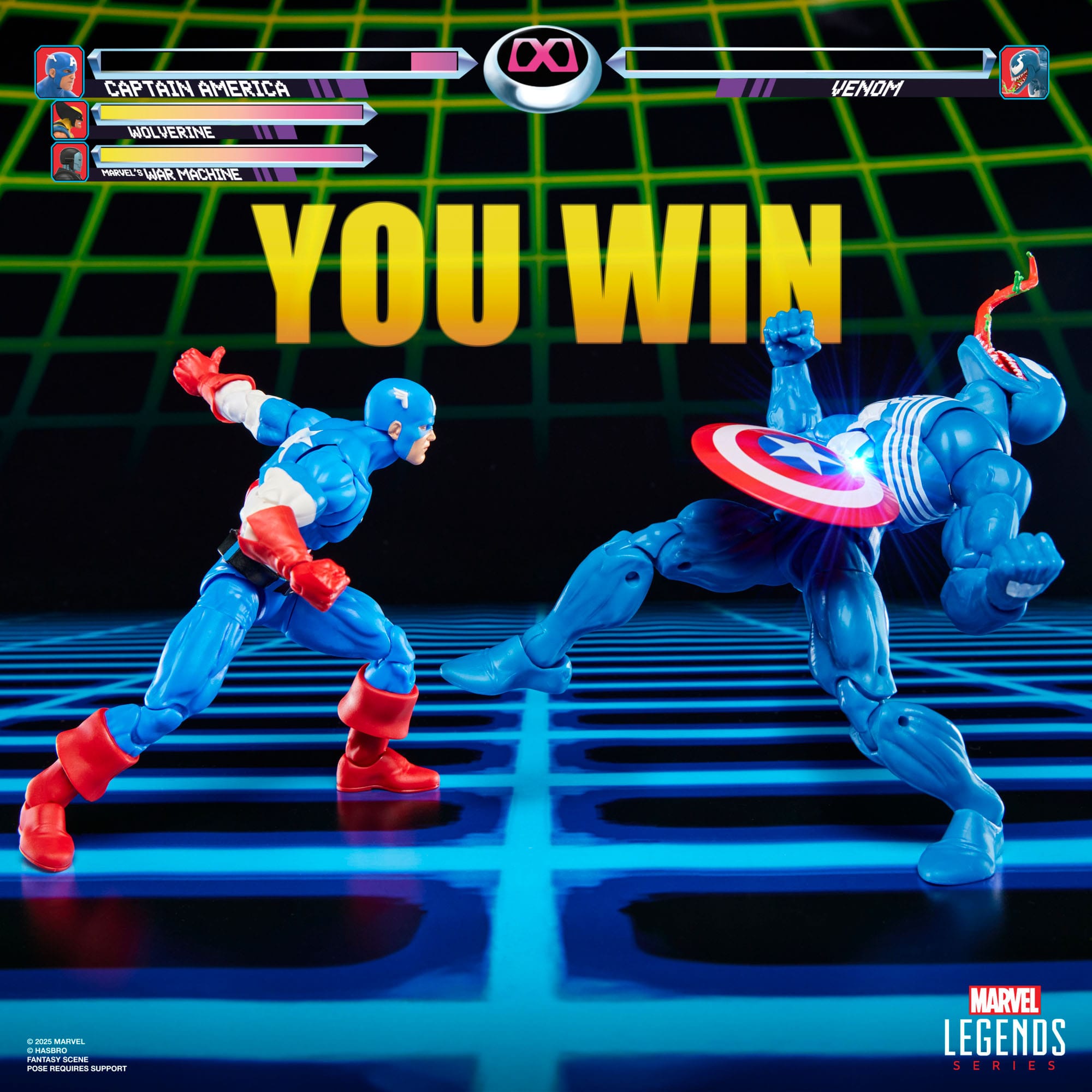 Marvel Legends: Captain America vs. Venom (Gamerverse)-Actionfiguren-Hasbro-Mighty Underground