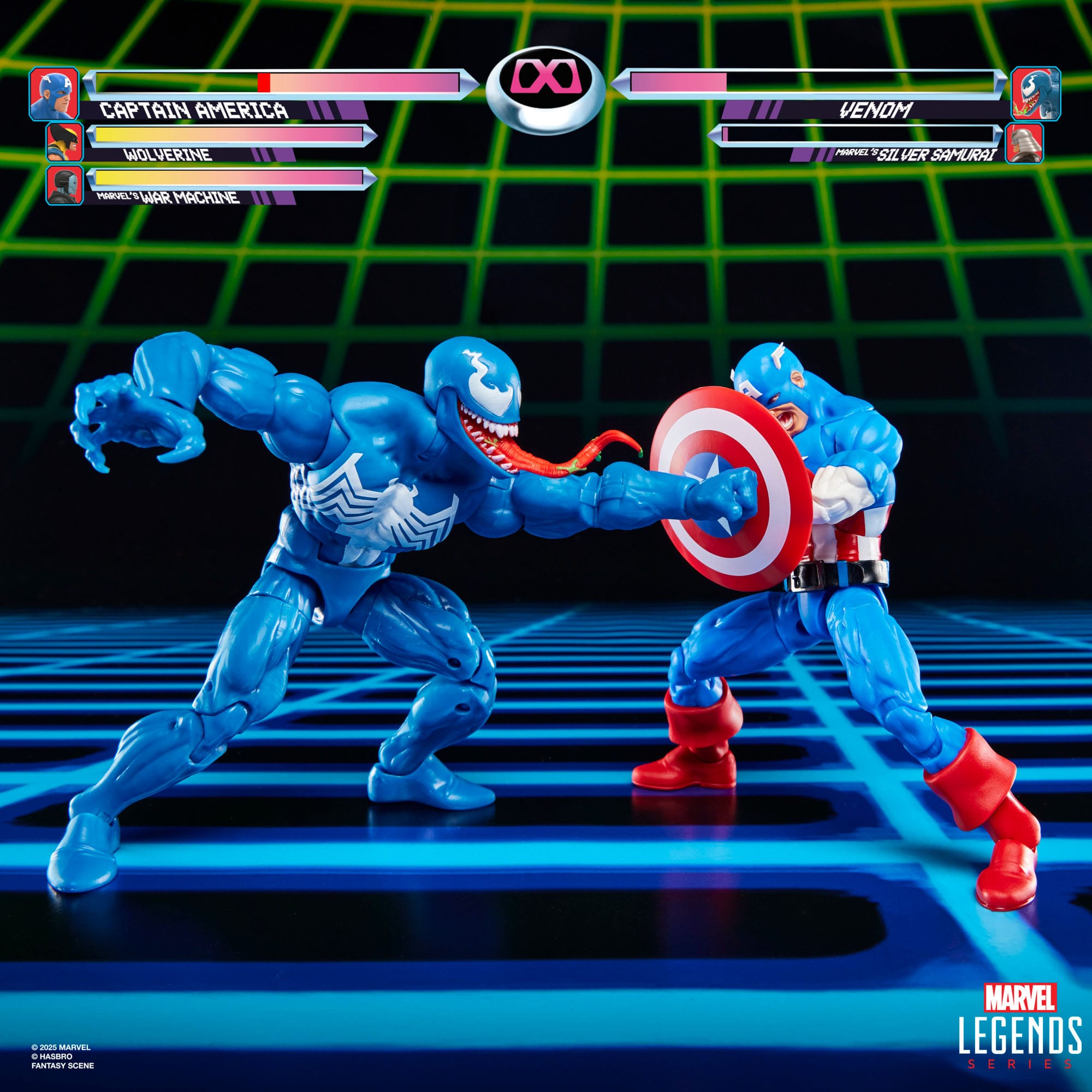 Marvel Legends: Captain America vs. Venom (Gamerverse)-Actionfiguren-Hasbro-Mighty Underground