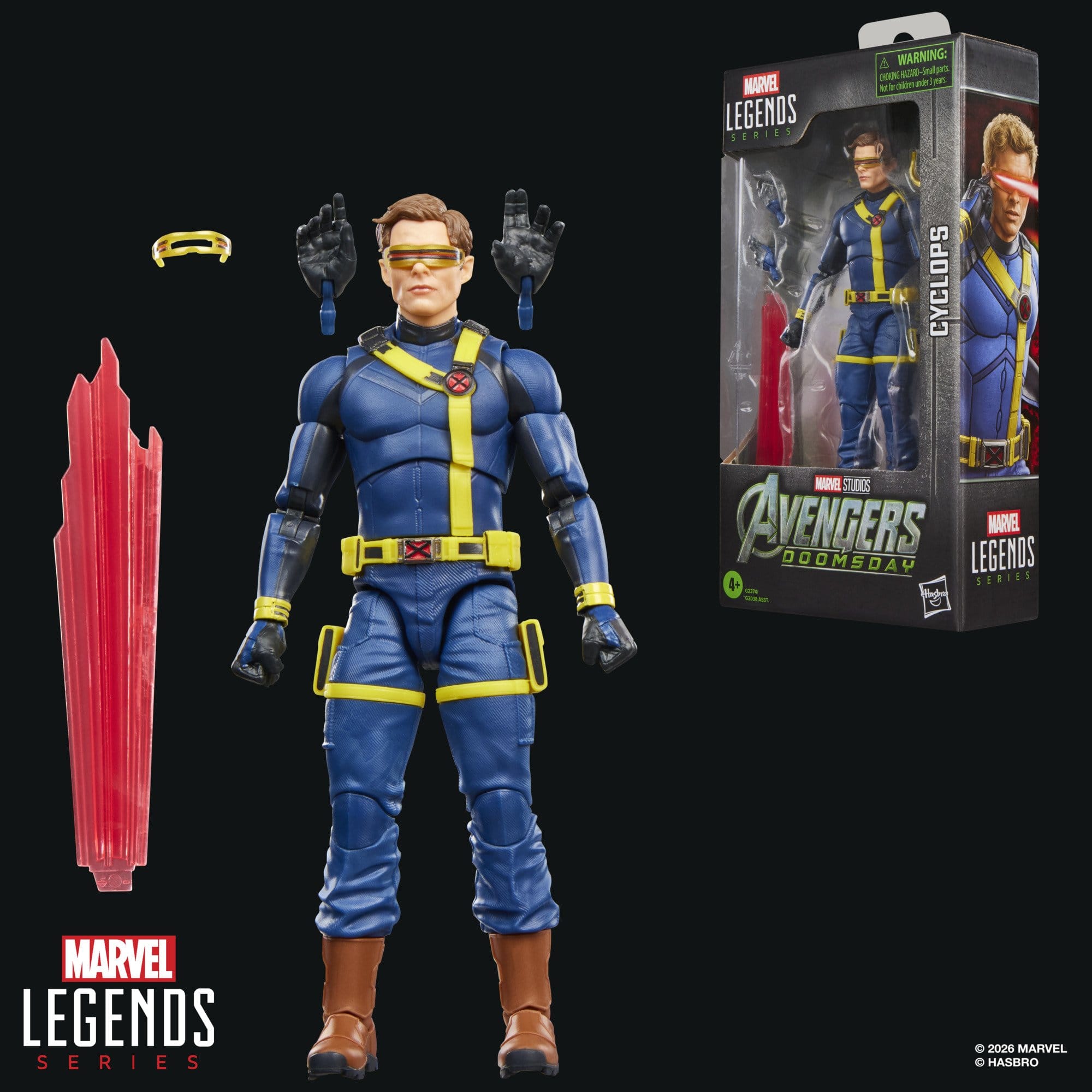 Marvel Legends: Cyclops (Avengers: Doomsday)-Actionfiguren-Hasbro-Mighty Underground