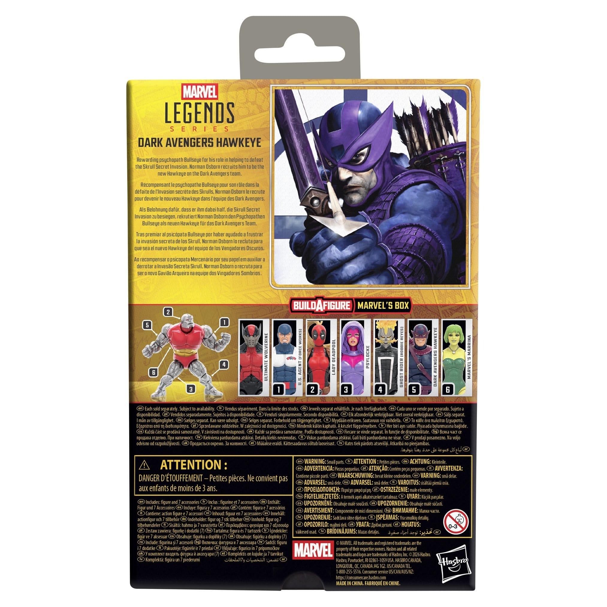 Marvel Legends: Dark Avengers Hawkeye (BAF: Marvel's Box)-Actionfiguren-Hasbro-Mighty Underground