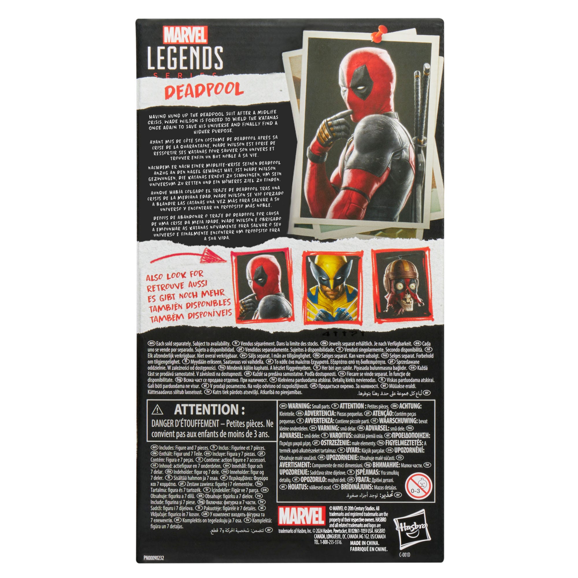Marvel Legends: Deadpool (Deadpool & Wolverine)-Actionfiguren-Hasbro-Mighty Underground