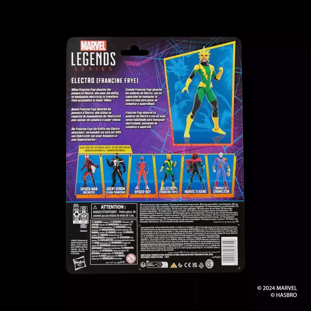 Marvel Legends: Electro (Spider-Man)-Actionfiguren-Hasbro-Mighty Underground