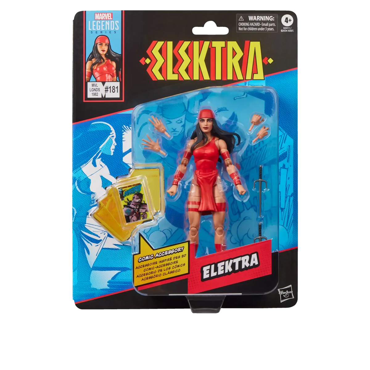 Marvel Legends: Elektra (Mini Comics)-Actionfiguren-Hasbro-Mighty Underground