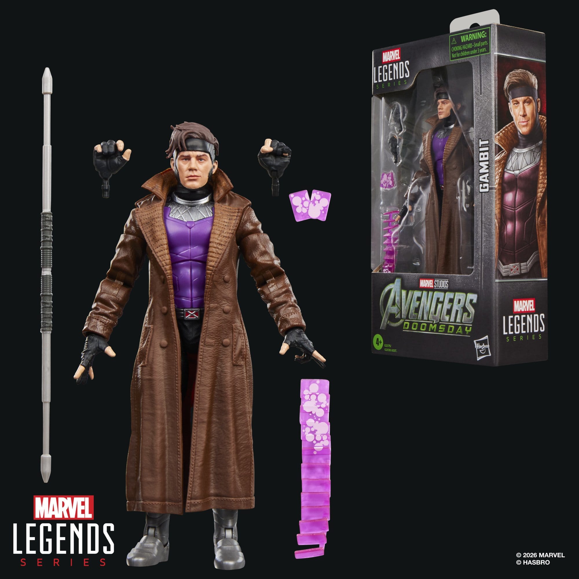 Marvel Legends: Gambit (Avengers: Doomsday)-Actionfiguren-Hasbro-Mighty Underground