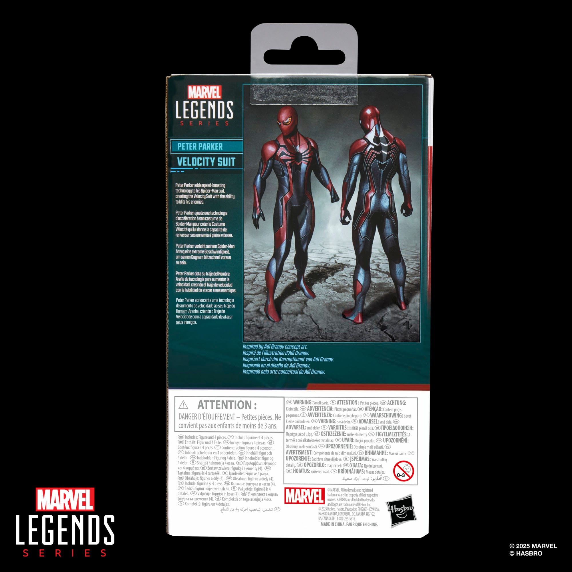Marvel Legends Gamerverse: Peter Parker Velocity Suit (Spider-Man)-Actionfiguren-Hasbro-Mighty Underground