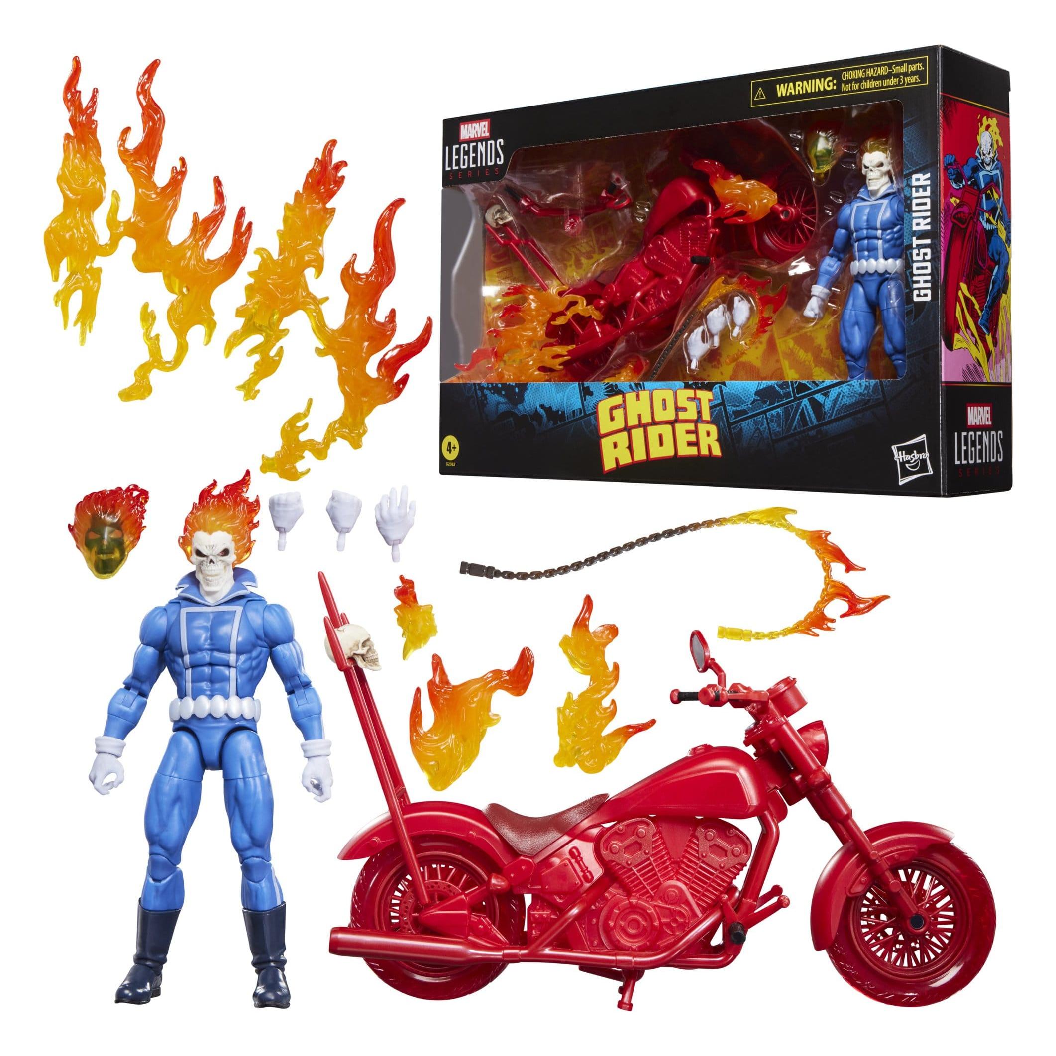 Marvel Legends: Ghost Rider (Johnny Blaze with Motorcycle)-Actionfiguren-Hasbro-Mighty Underground