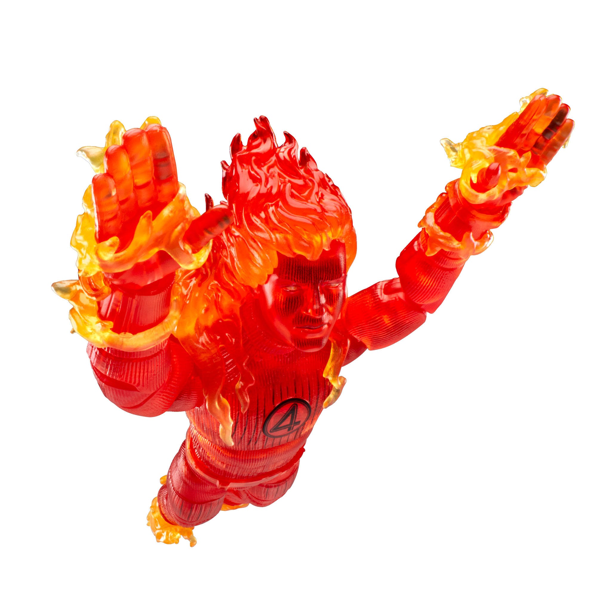 Marvel Legends: Human Torch (The Fantastic Four: First Steps)-Actionfiguren-Hasbro-Mighty Underground