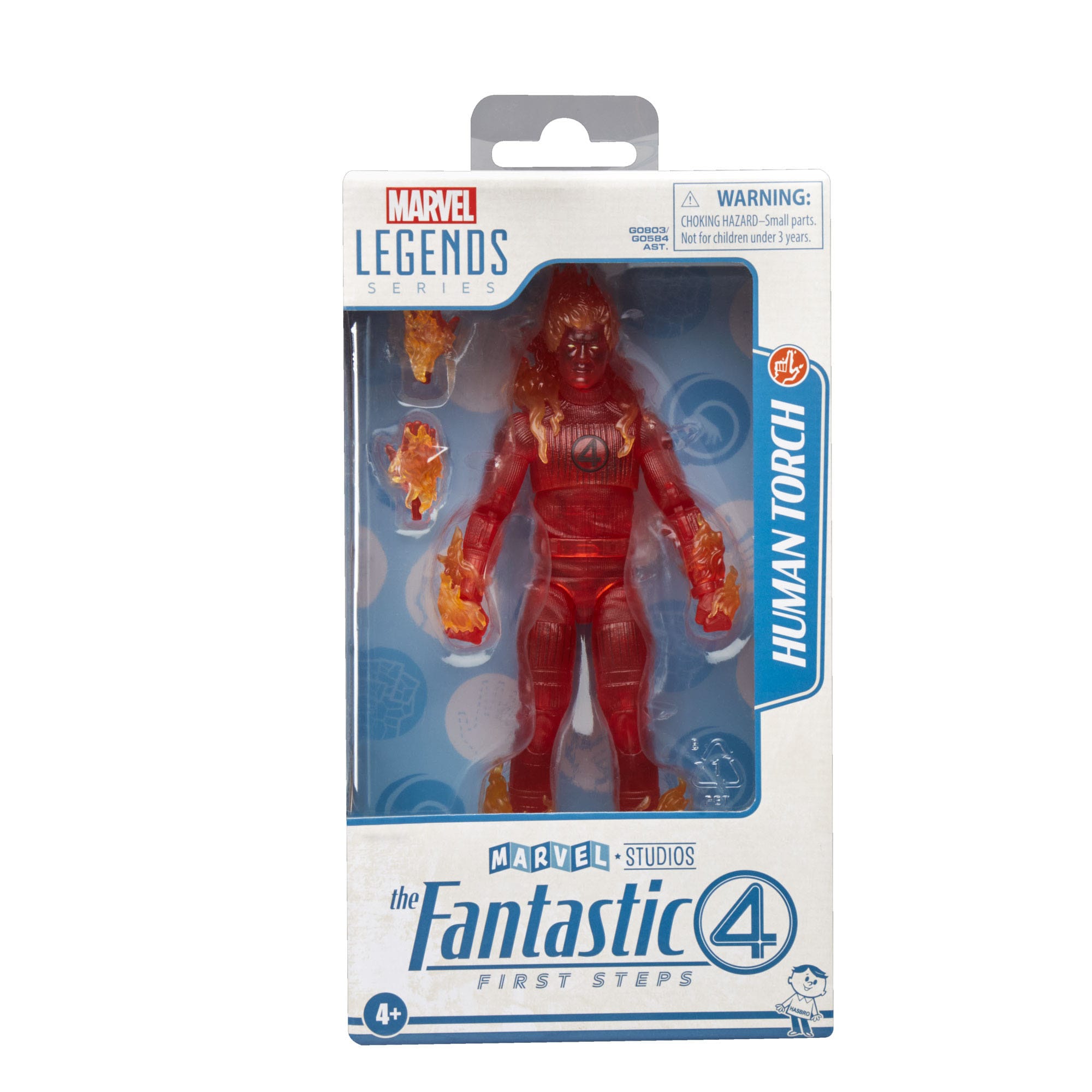 Marvel Legends: Human Torch (The Fantastic Four: First Steps)-Actionfiguren-Hasbro-Mighty Underground