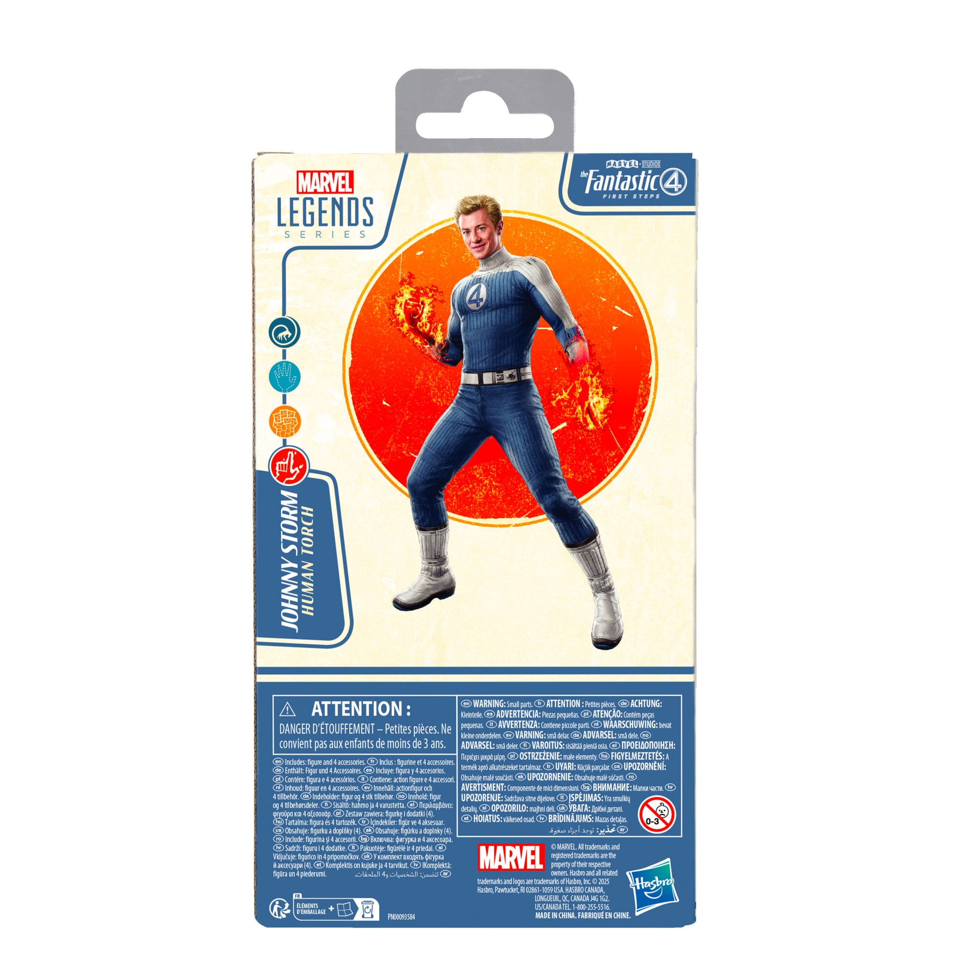 Marvel Legends: Johnny Storm (The Fantastic Four: First Steps)-Actionfiguren-Hasbro-Mighty Underground