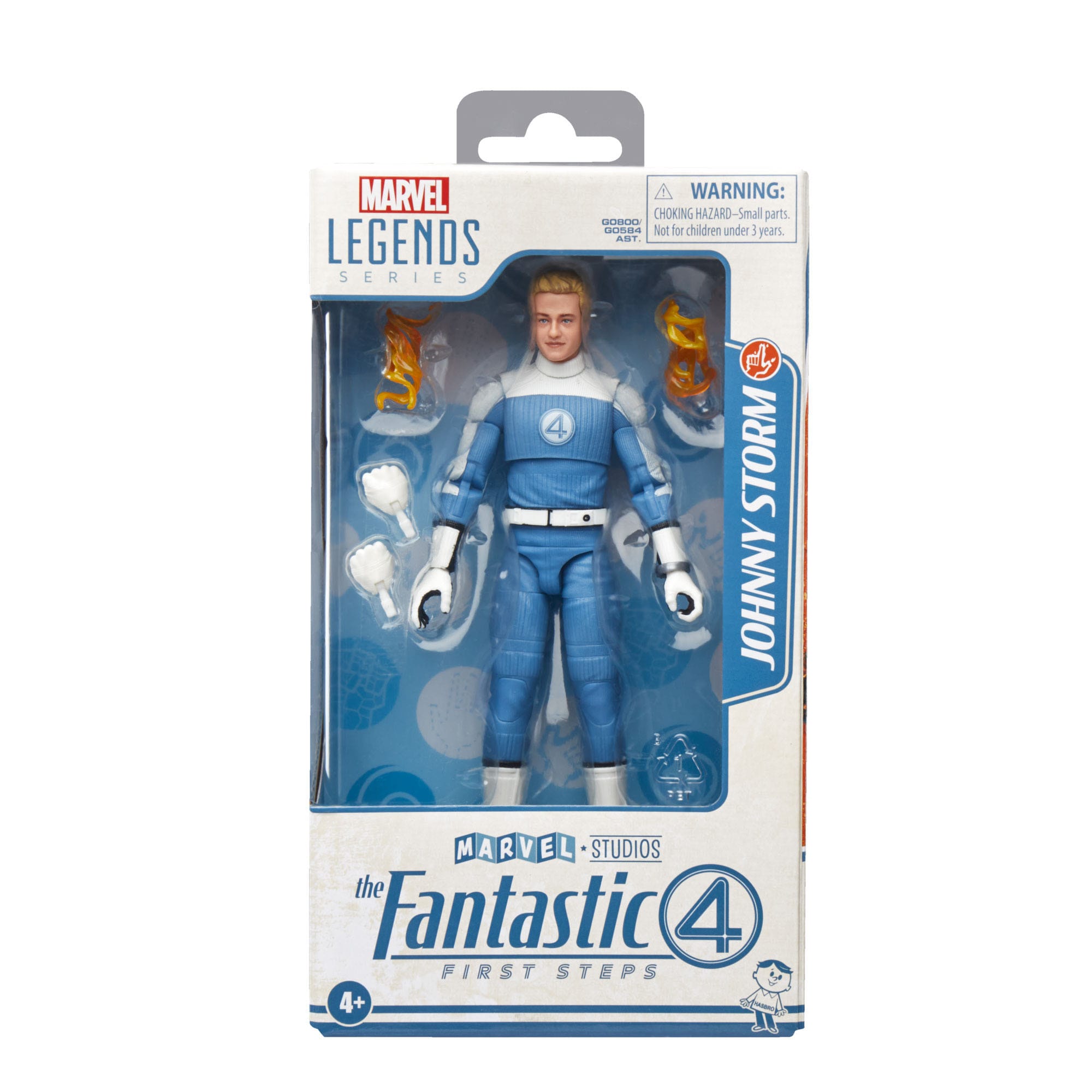 Marvel Legends: Johnny Storm (The Fantastic Four: First Steps)-Actionfiguren-Hasbro-Mighty Underground