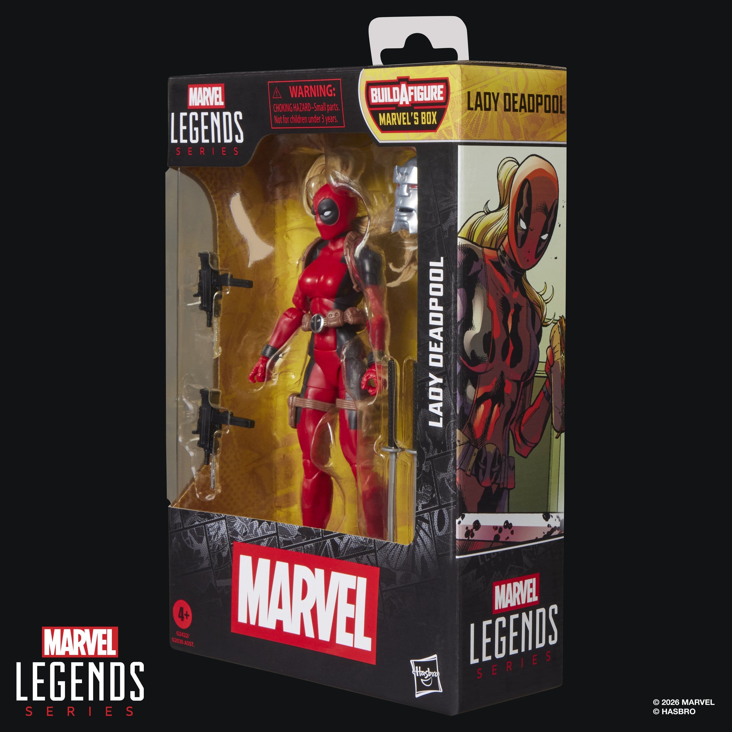 Marvel Legends: Lady Deadpool (BAF: Marvel's Box)-Actionfiguren-Hasbro-Mighty Underground