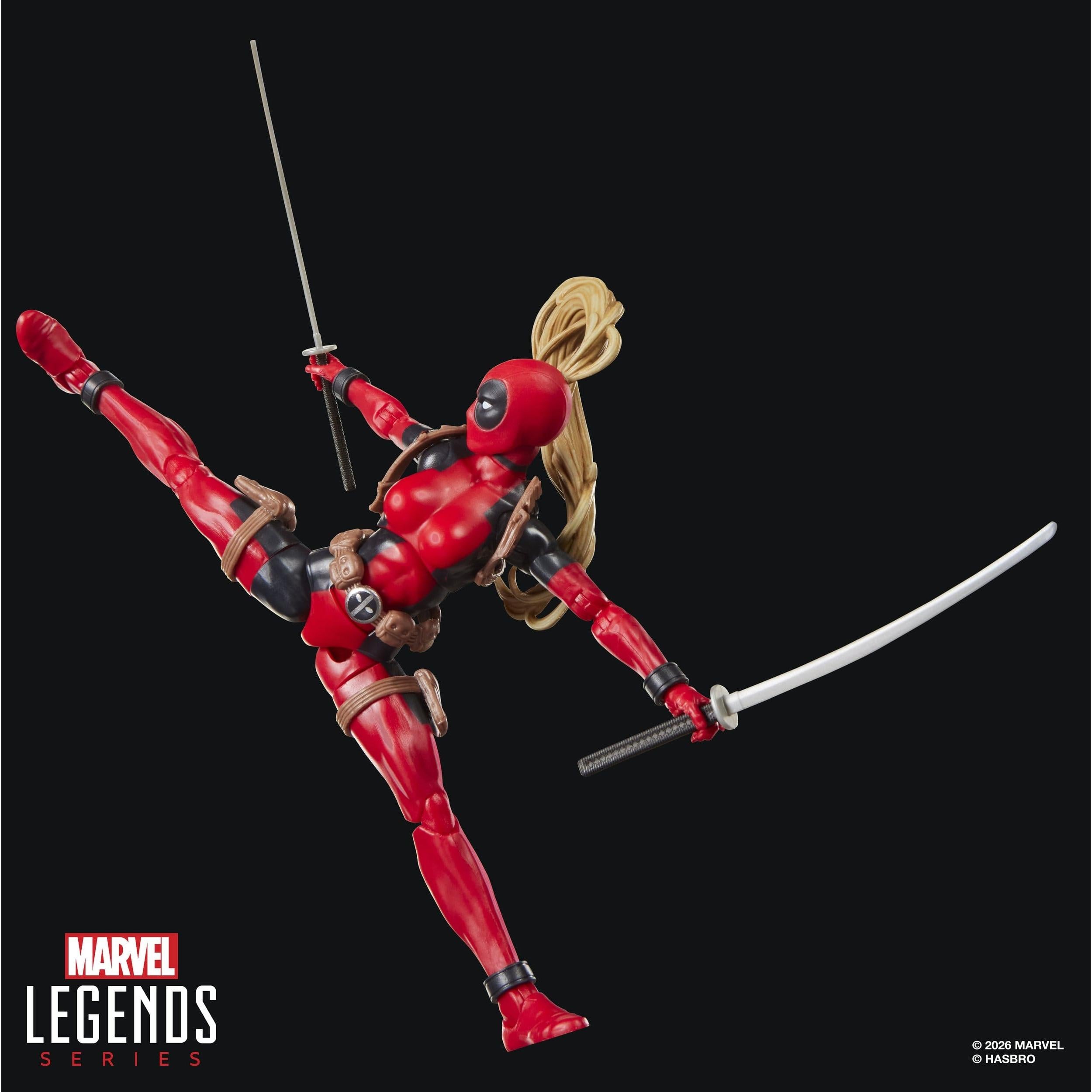 Marvel Legends: Lady Deadpool (BAF: Marvel's Box)-Actionfiguren-Hasbro-Mighty Underground