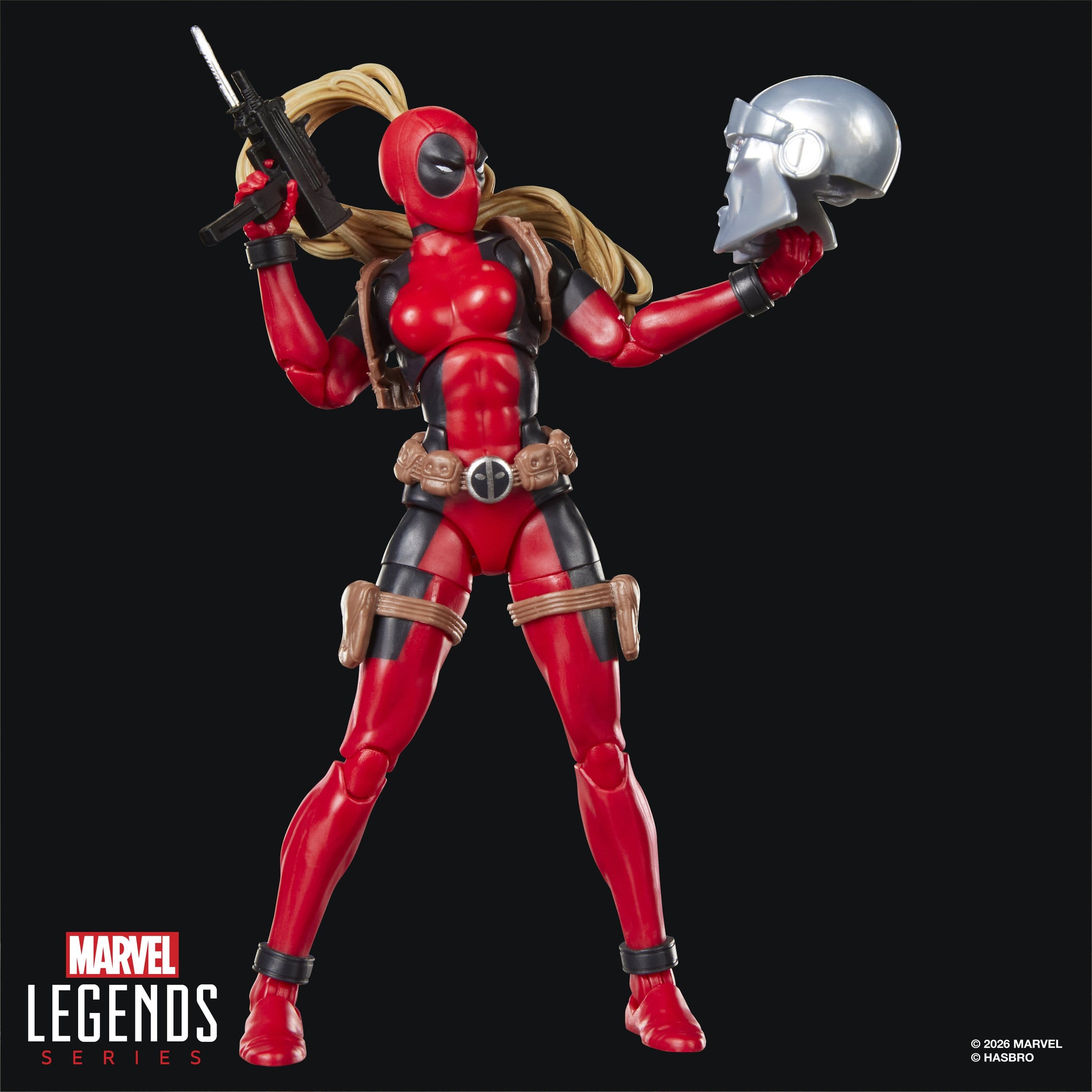 Marvel Legends: Lady Deadpool (BAF: Marvel's Box)-Actionfiguren-Hasbro-Mighty Underground