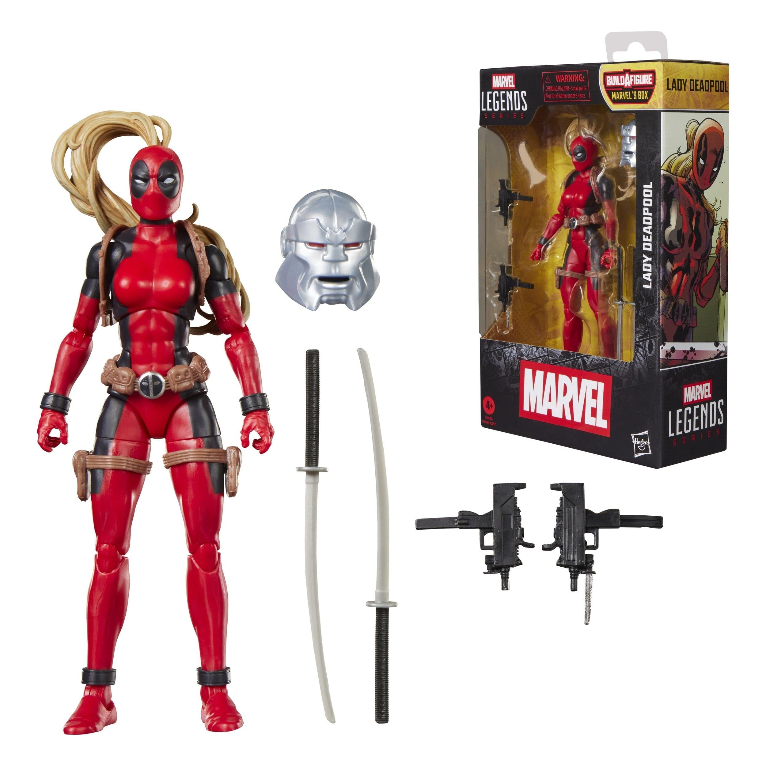 Marvel Legends: Lady Deadpool (BAF: Marvel's Box)-Actionfiguren-Hasbro-Mighty Underground