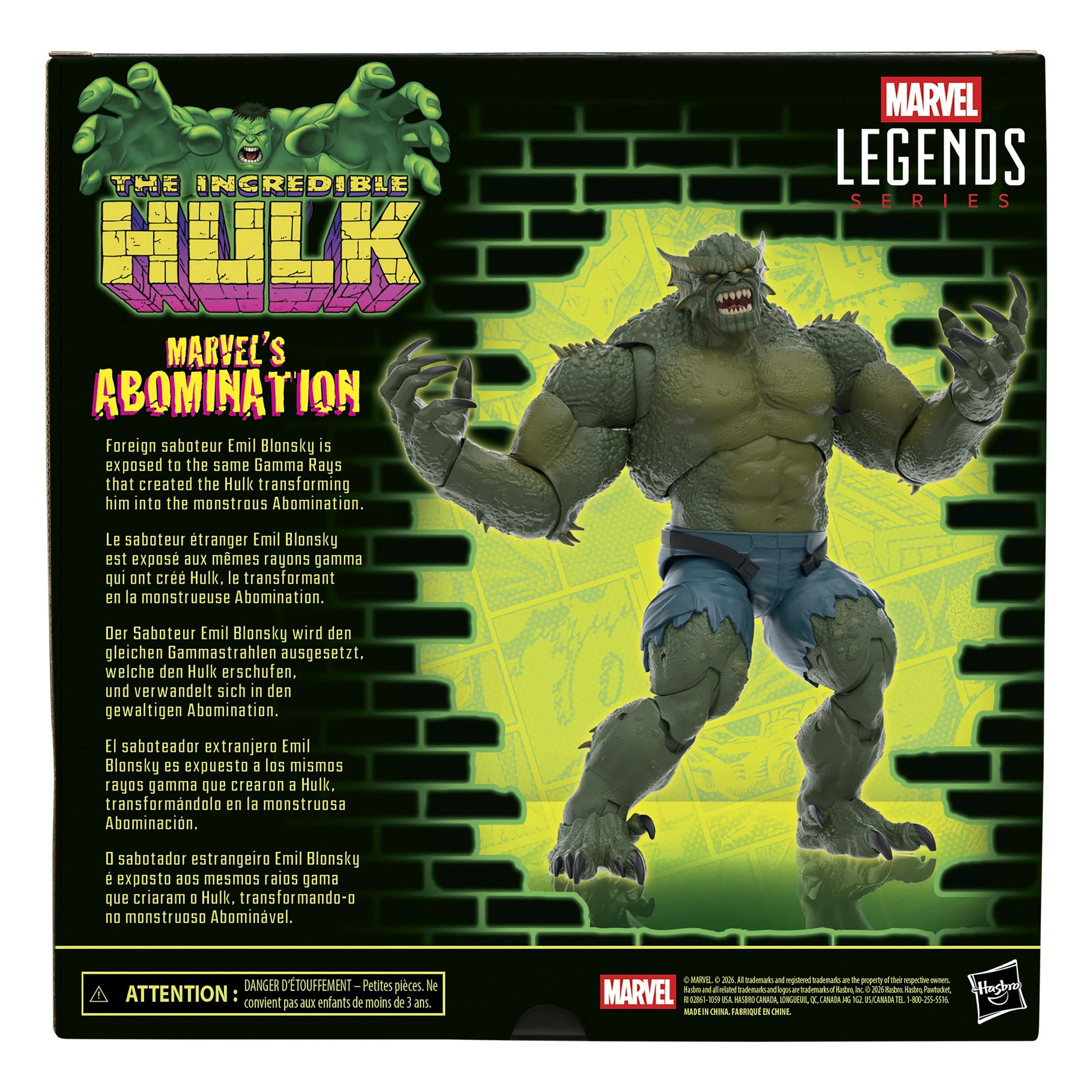 Marvel Legends: Marvel's Abomination (The increbile Hulk)-Actionfiguren-Hasbro-Mighty Underground