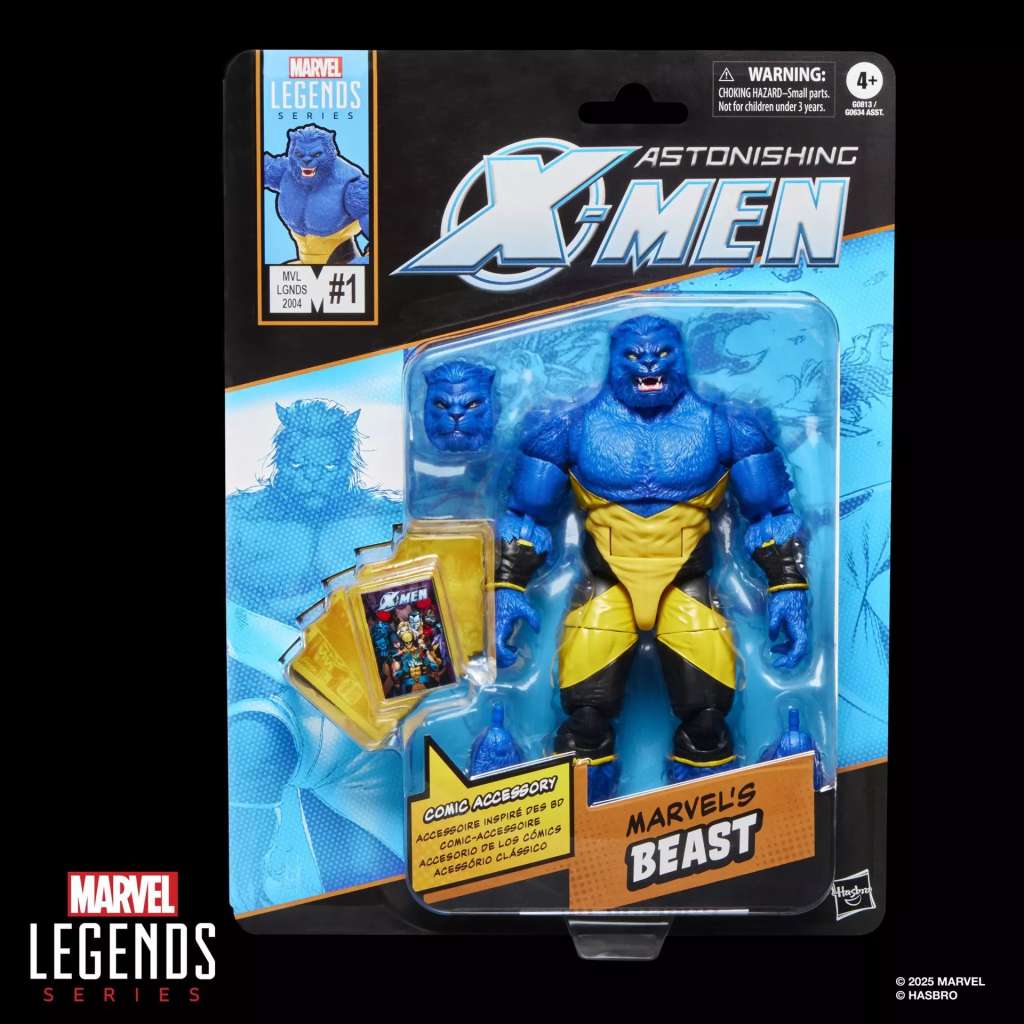 Marvel Legends: Marvel's Beast (X-Men, Mini Comics)-Actionfiguren-Hasbro-Mighty Underground