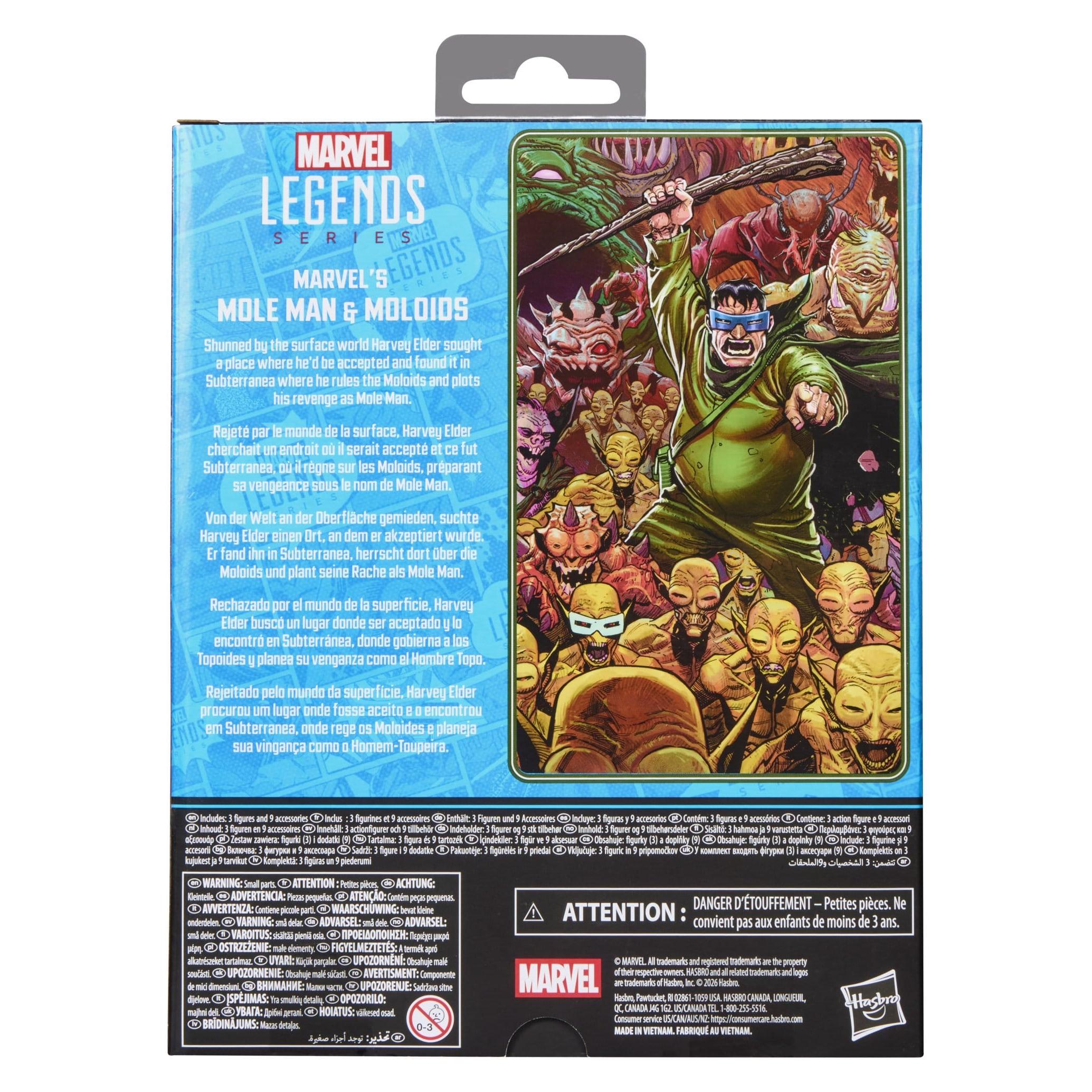 Marvel Legends: Marvel's Mole Man & Moloids - 3-Pack-Actionfiguren-Hasbro-Mighty Underground