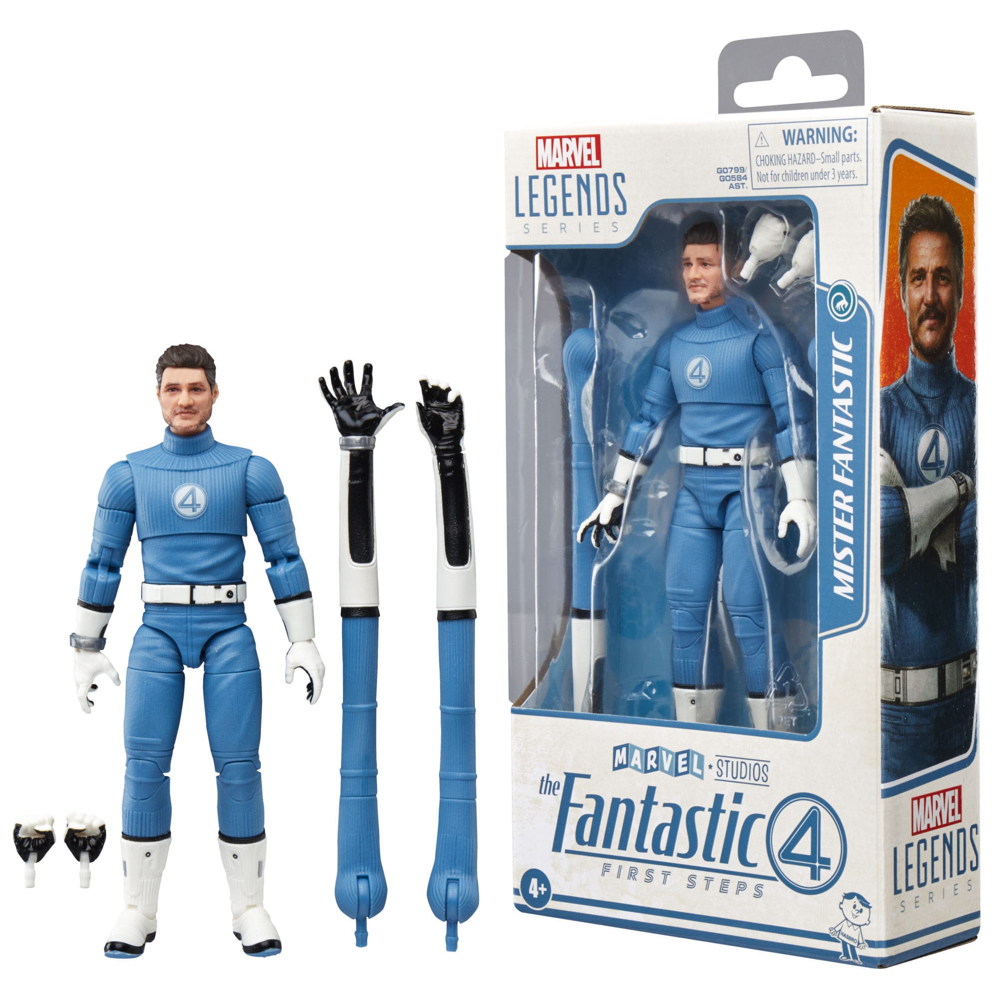 Marvel Legends: Mister Fantastic (The Fantastic Four: First Steps)-Actionfiguren-Hasbro-Mighty Underground