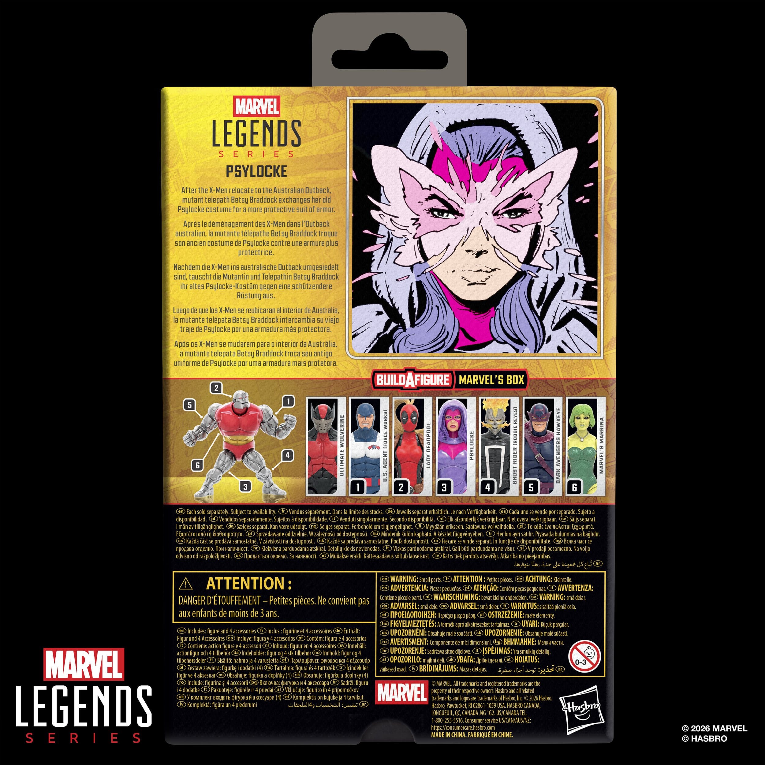 Marvel Legends: Psylocke (BAF: Marvel's Box)-Actionfiguren-Hasbro-Mighty Underground