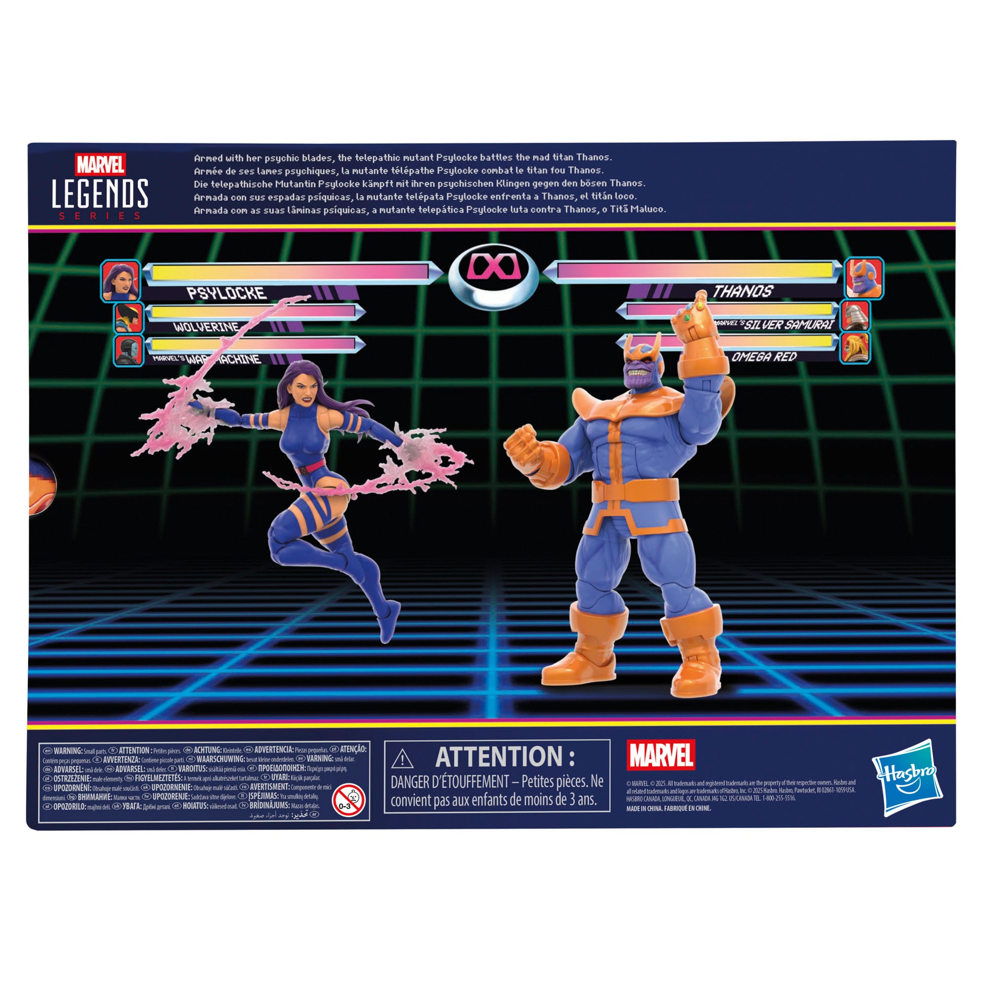 Marvel Legends: Psylocke vs. Thanos (Gamerverse)-Actionfiguren-Hasbro-Mighty Underground