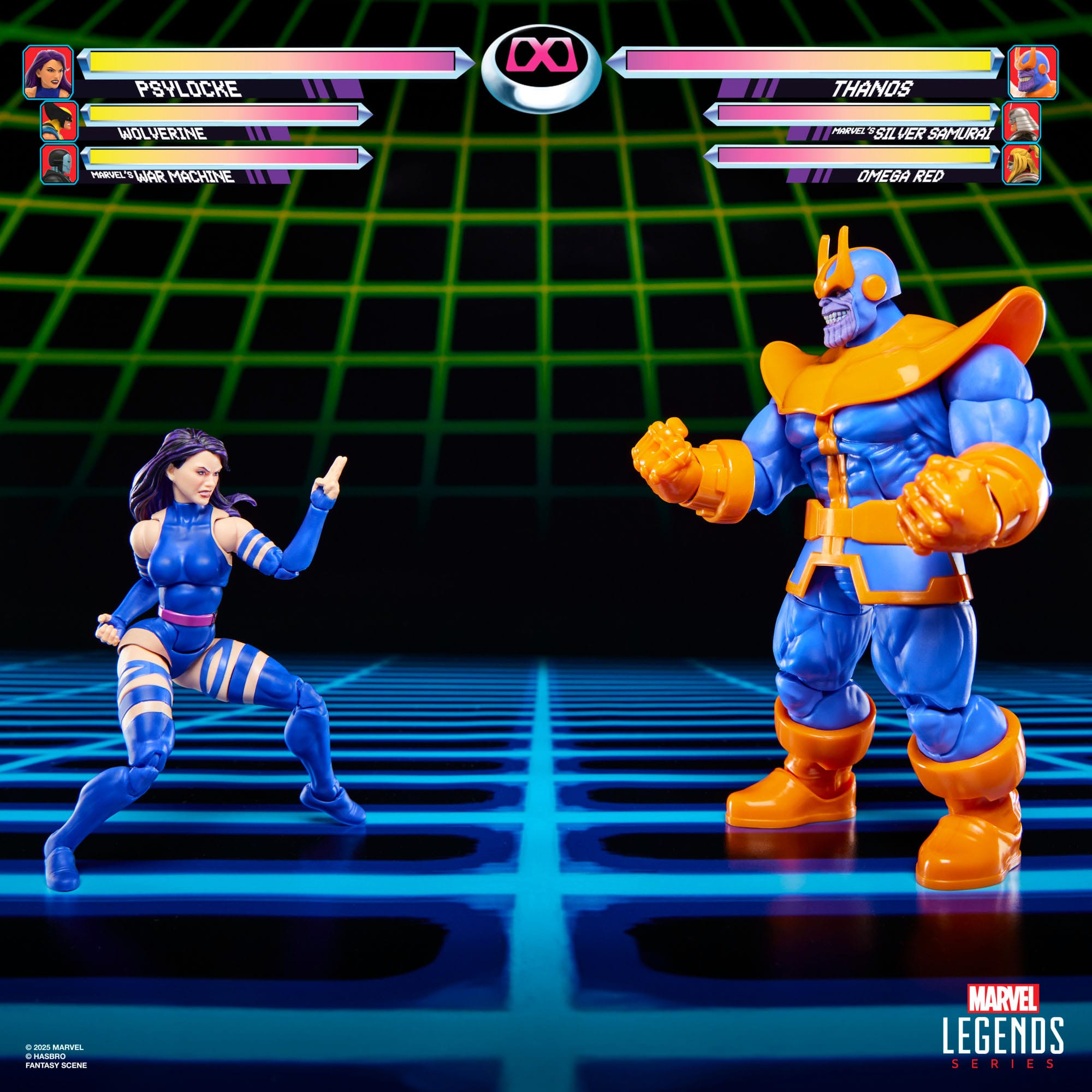 Marvel Legends: Psylocke vs. Thanos (Gamerverse)-Actionfiguren-Hasbro-Mighty Underground