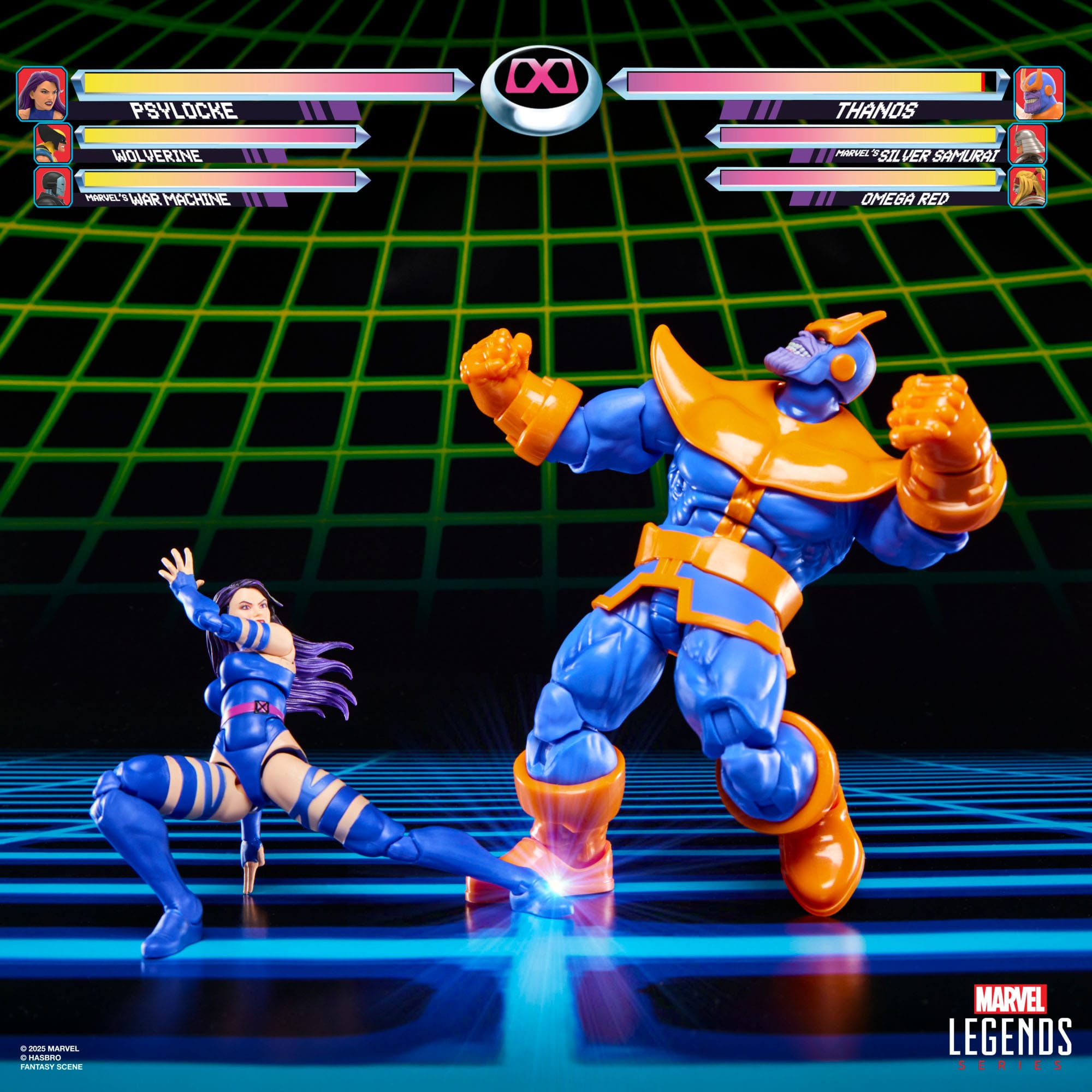 Marvel Legends: Psylocke vs. Thanos (Gamerverse)-Actionfiguren-Hasbro-Mighty Underground